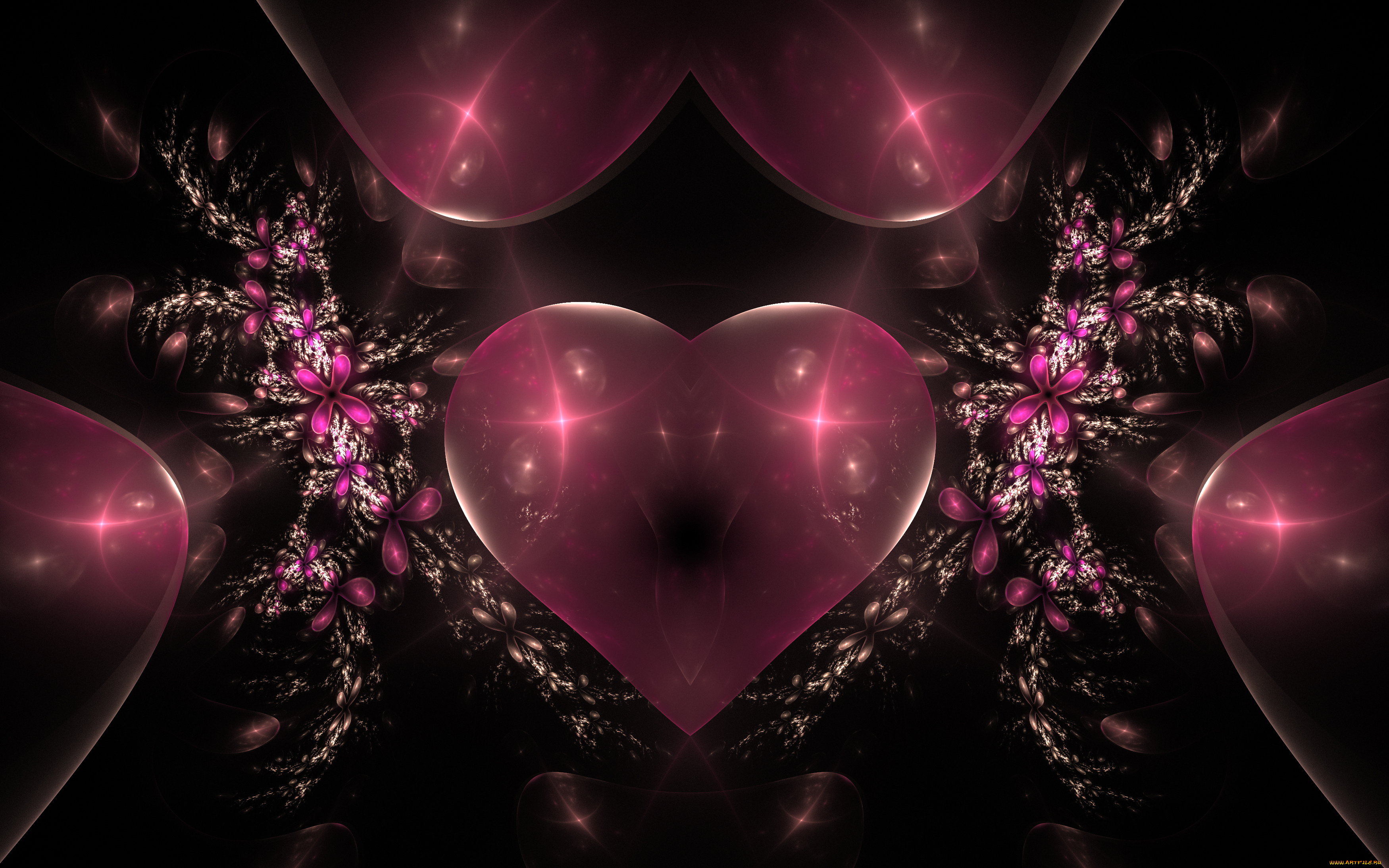 3д, графика, фракталы, , fractal, узор, фон, цвета