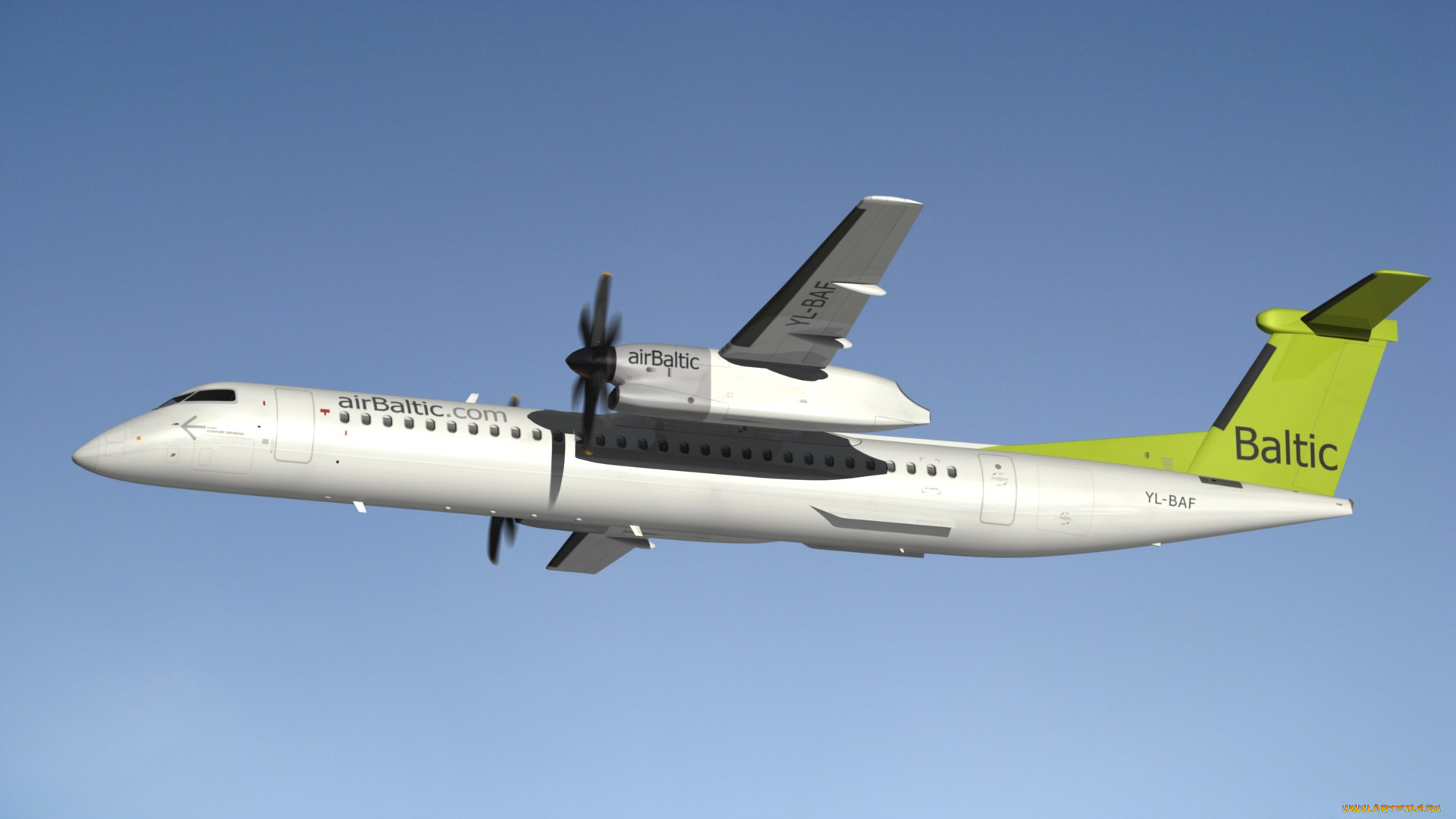 авиация, 3д, рисованые, v-graphic, полет, самолет