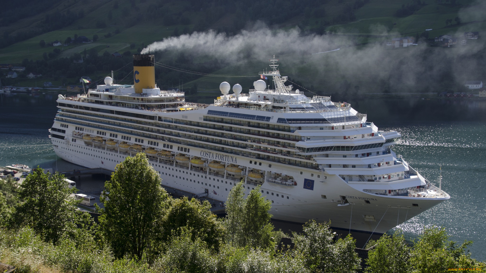 costa, fortuna, корабли, лайнеры, круиз, лайнер