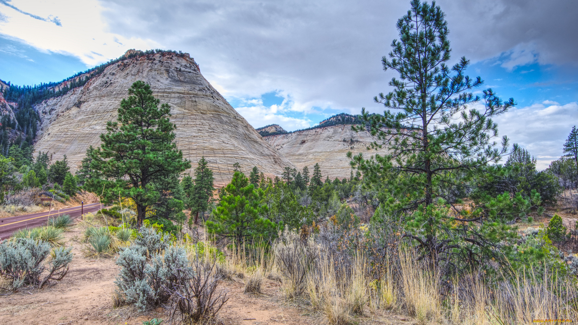 природа, горы, простор