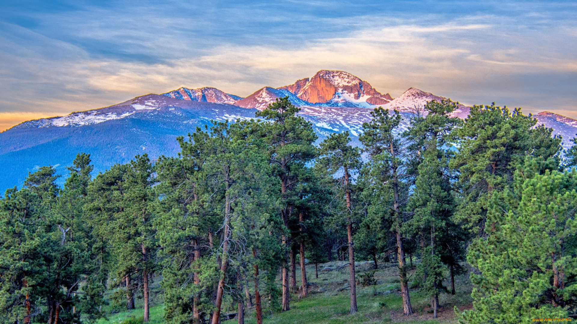 природа, горы, простор