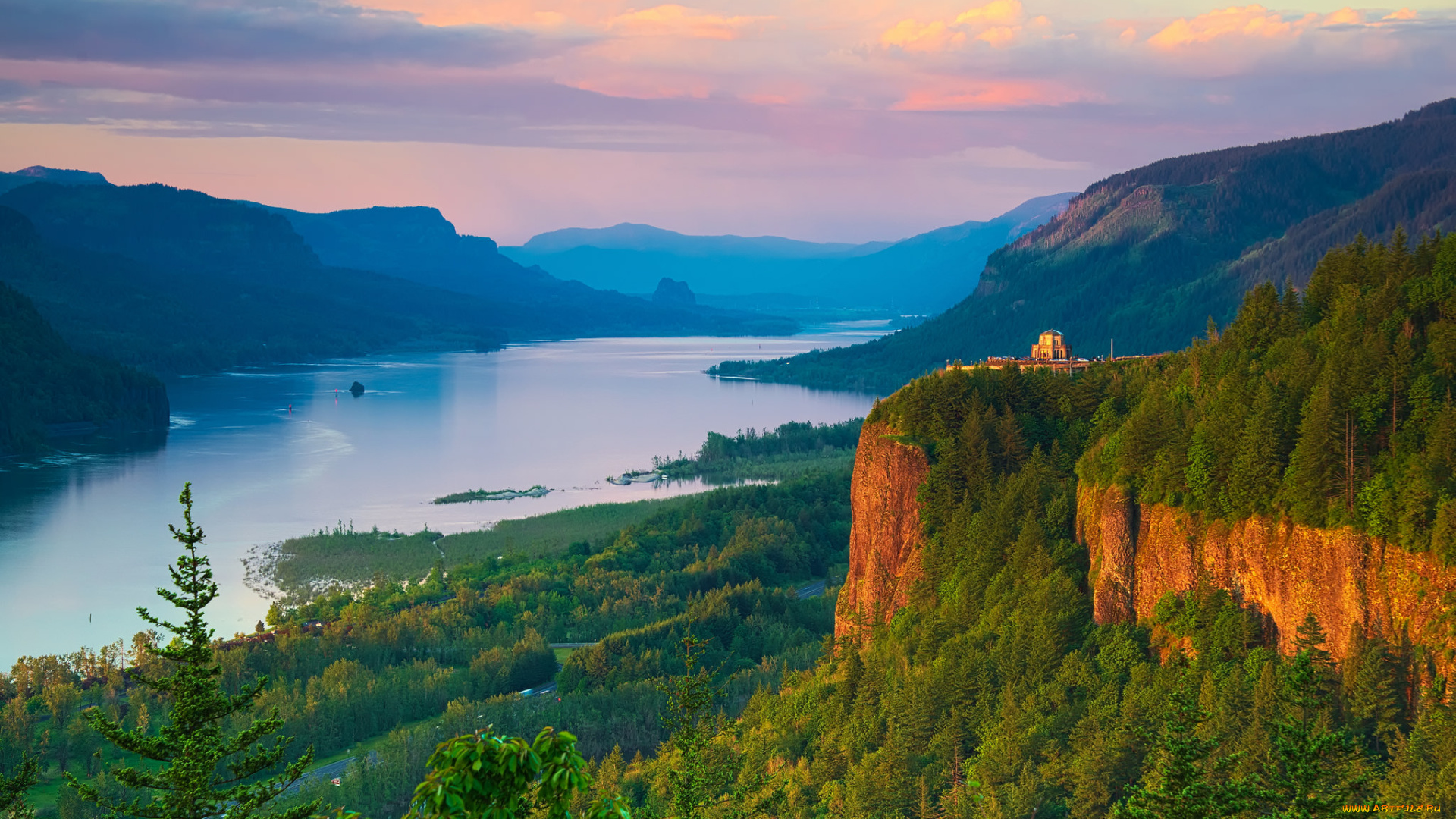 природа, реки, озера, лес, река