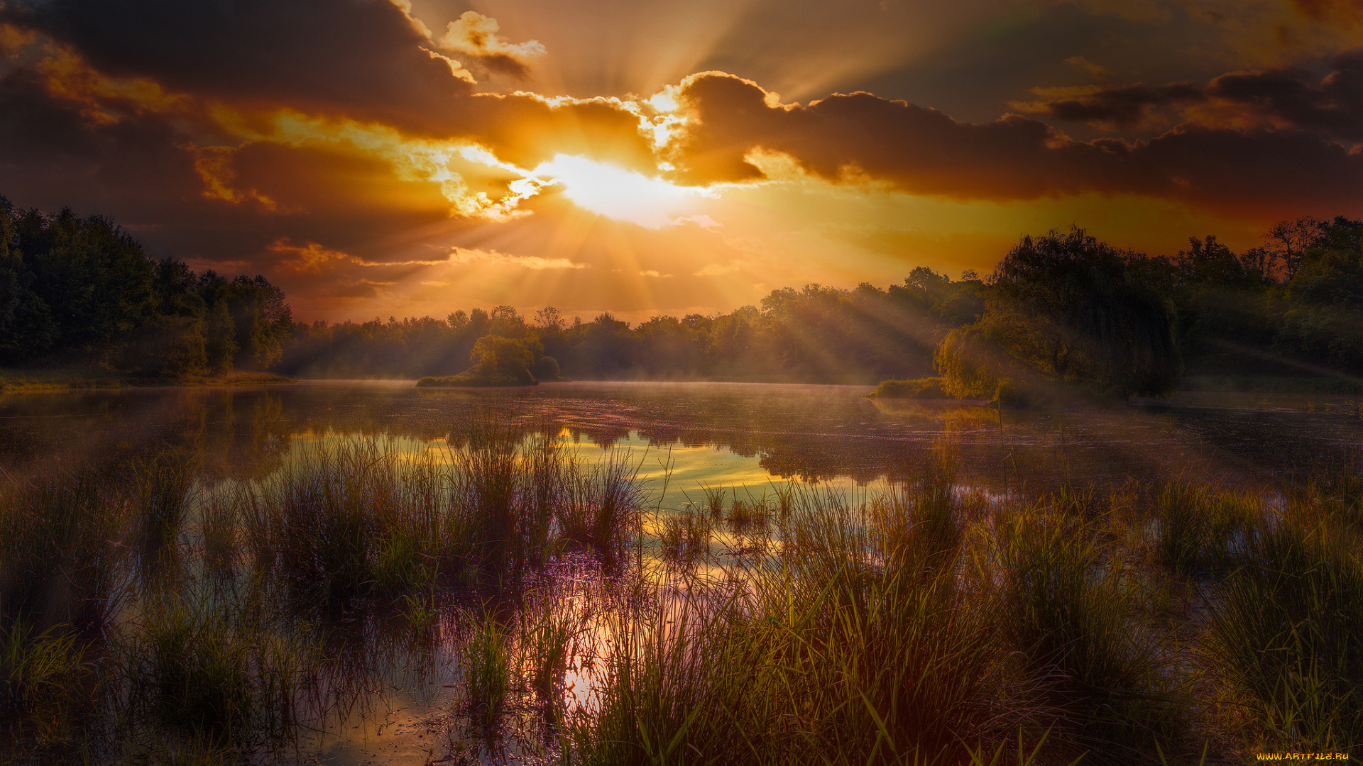 природа, восходы, закаты, рассвет