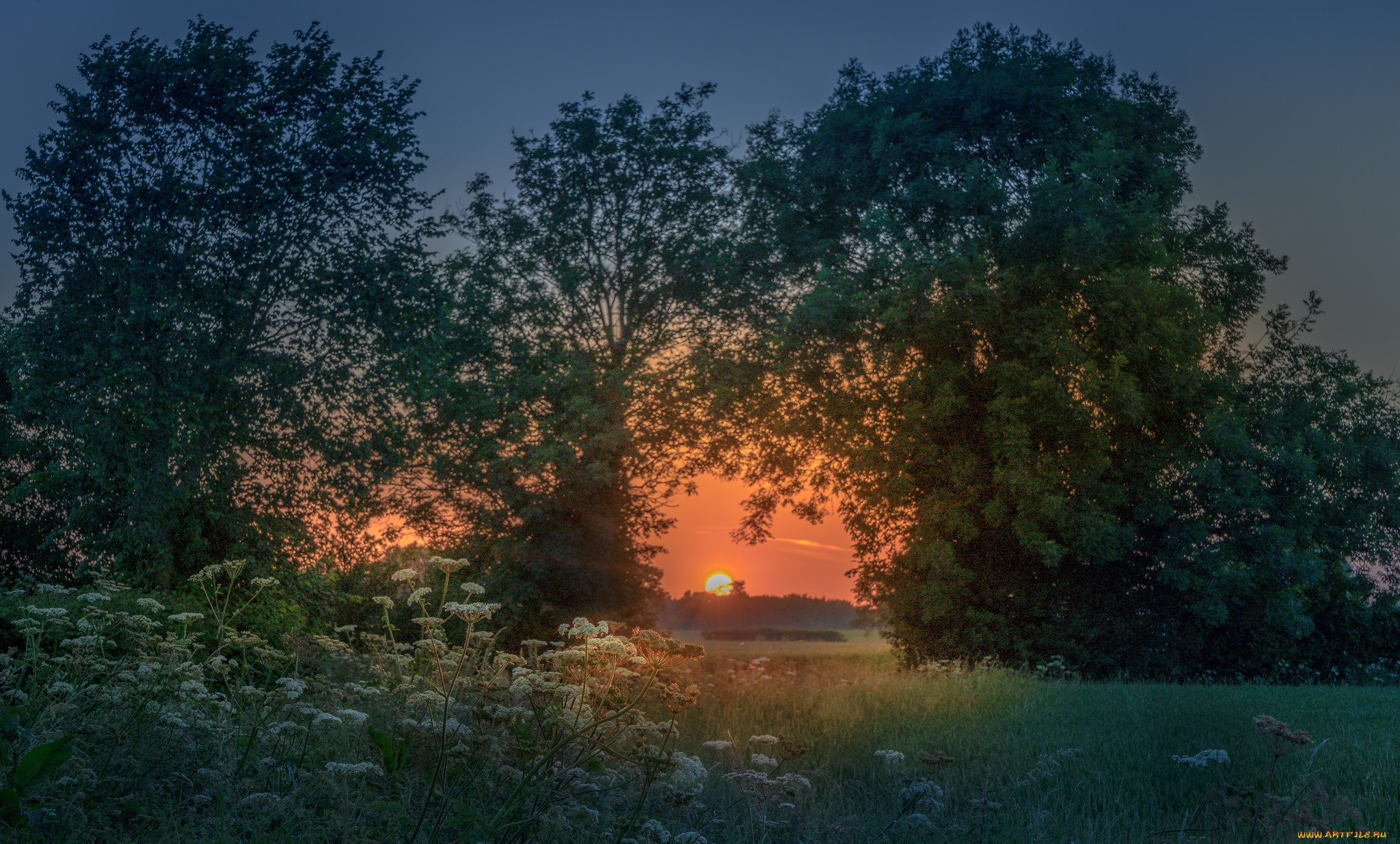 природа, восходы, закаты, рассвет
