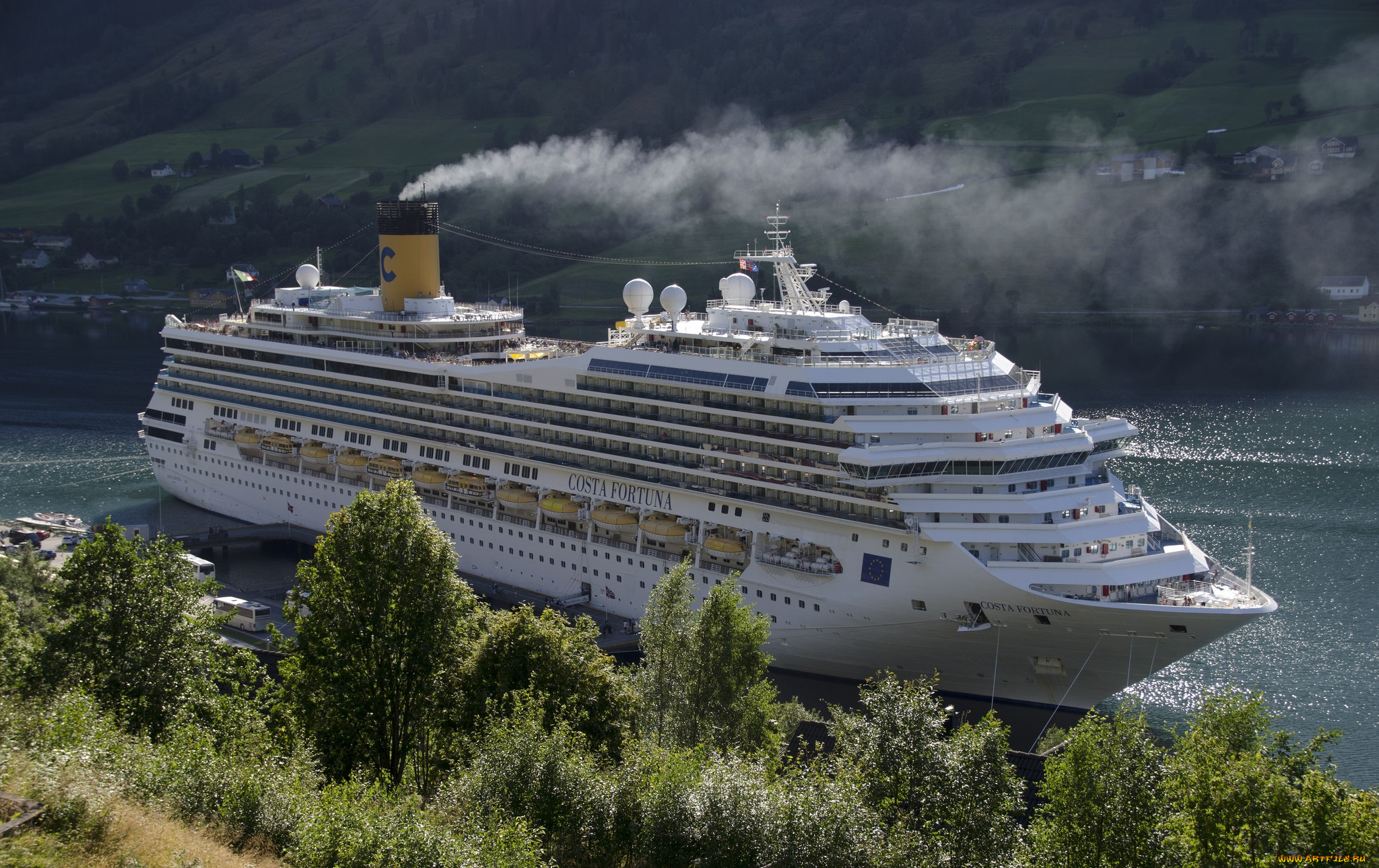 costa, fortuna, корабли, лайнеры, круиз, лайнер