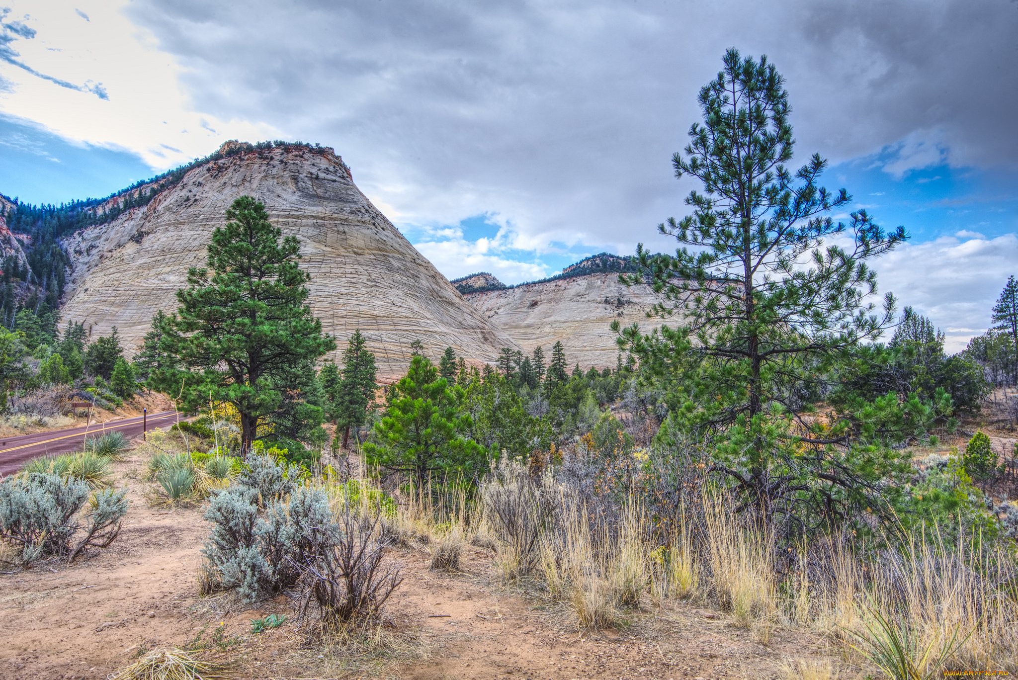 природа, горы, простор