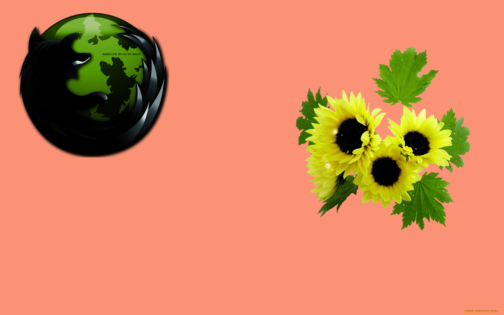 компьютеры, mozilla, firefox, фон, логотип