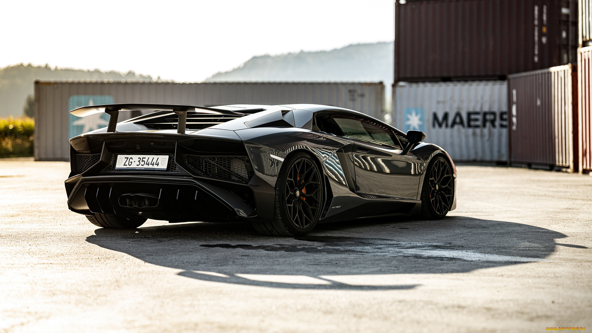 автомобили, lamborghini, aventador, sv