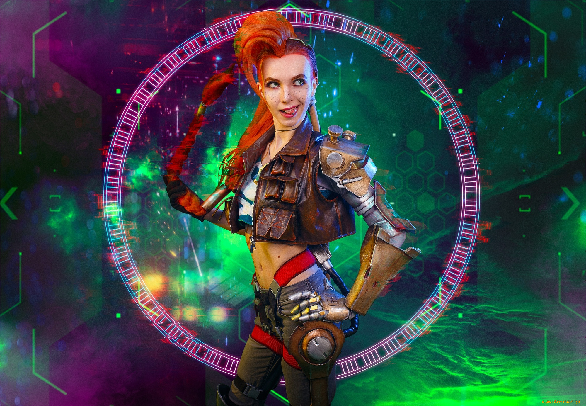 девушки, анастасия, романова, джинкс, костюм, коса, круг, анастасия, романова