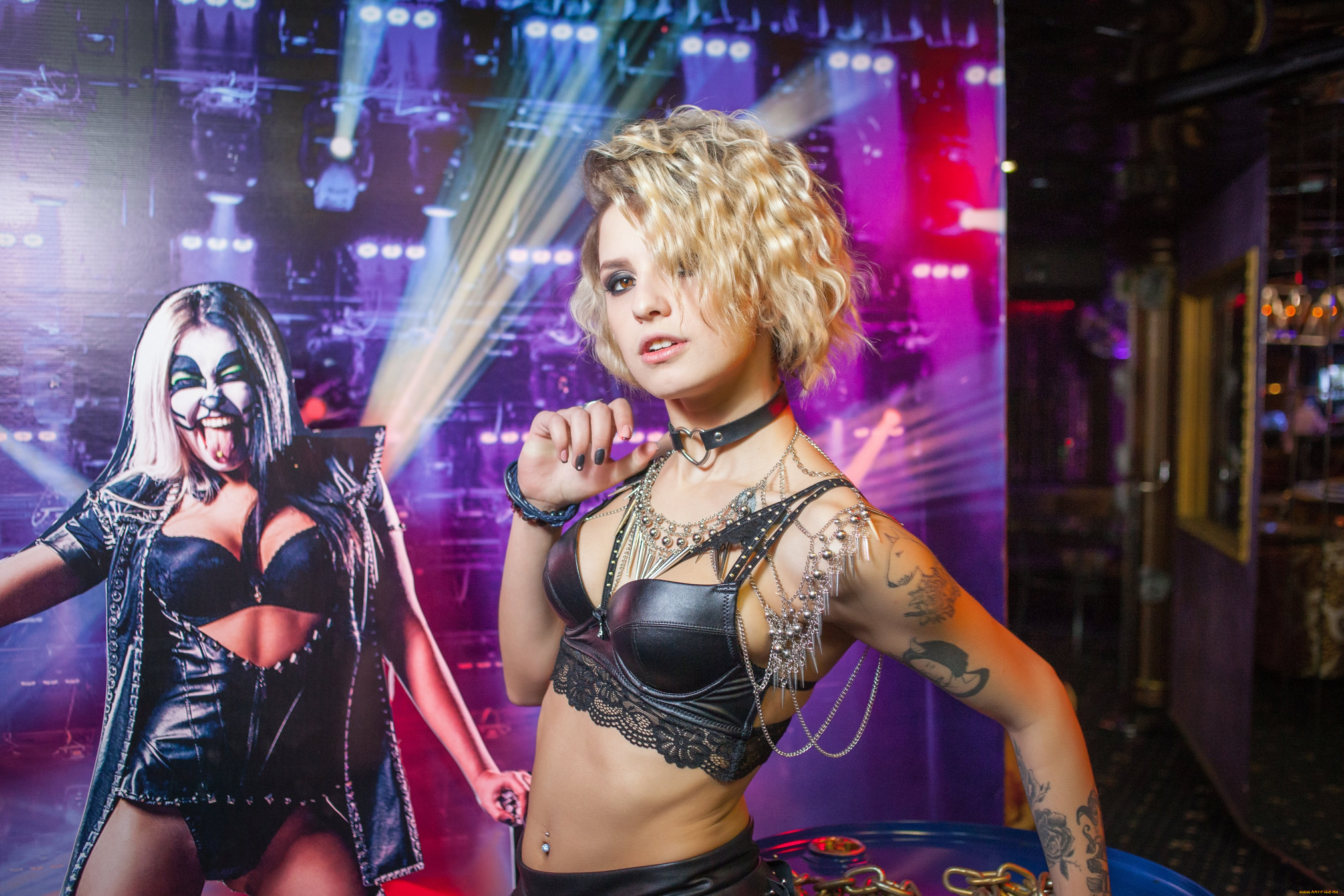 девушки, -, блондинки, , светловолосые, golden, girls, ночной, клуб, модель