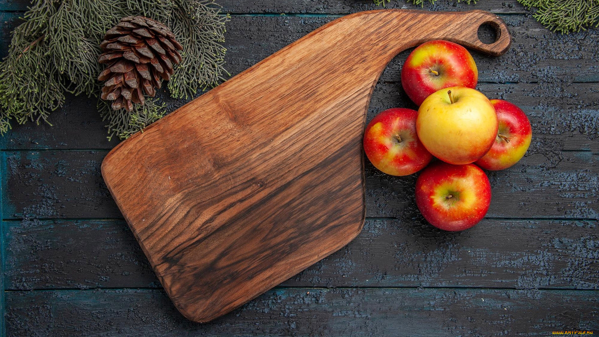 еда, яблоки, краснобокие