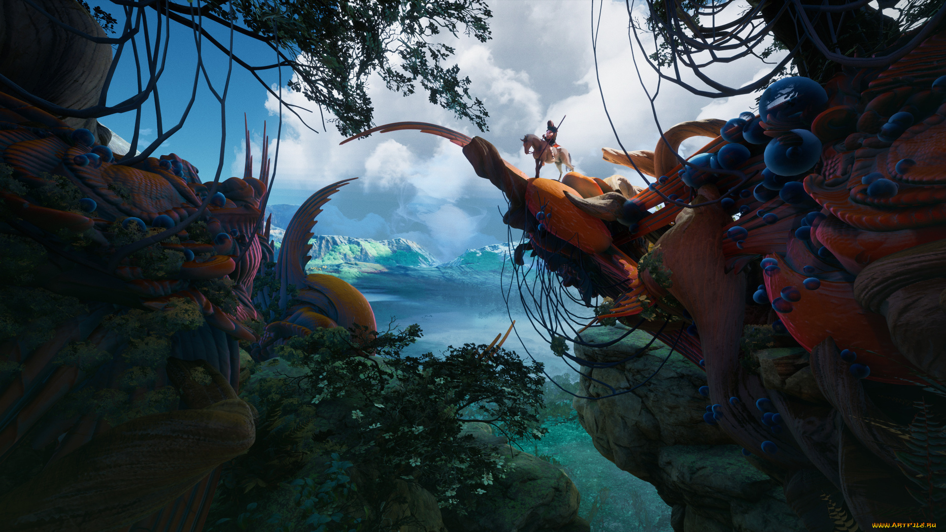 the, traveller, saga, 3д, графика, фантазия, , fantasy, пейзаж