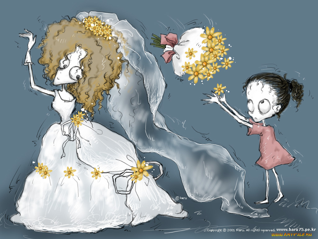 haru, 04, рисованные, люди