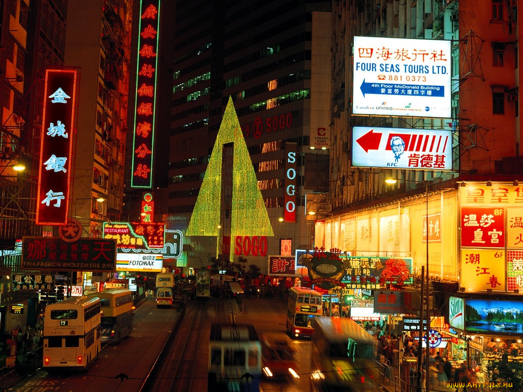 hongkong, города, гонконг, китай