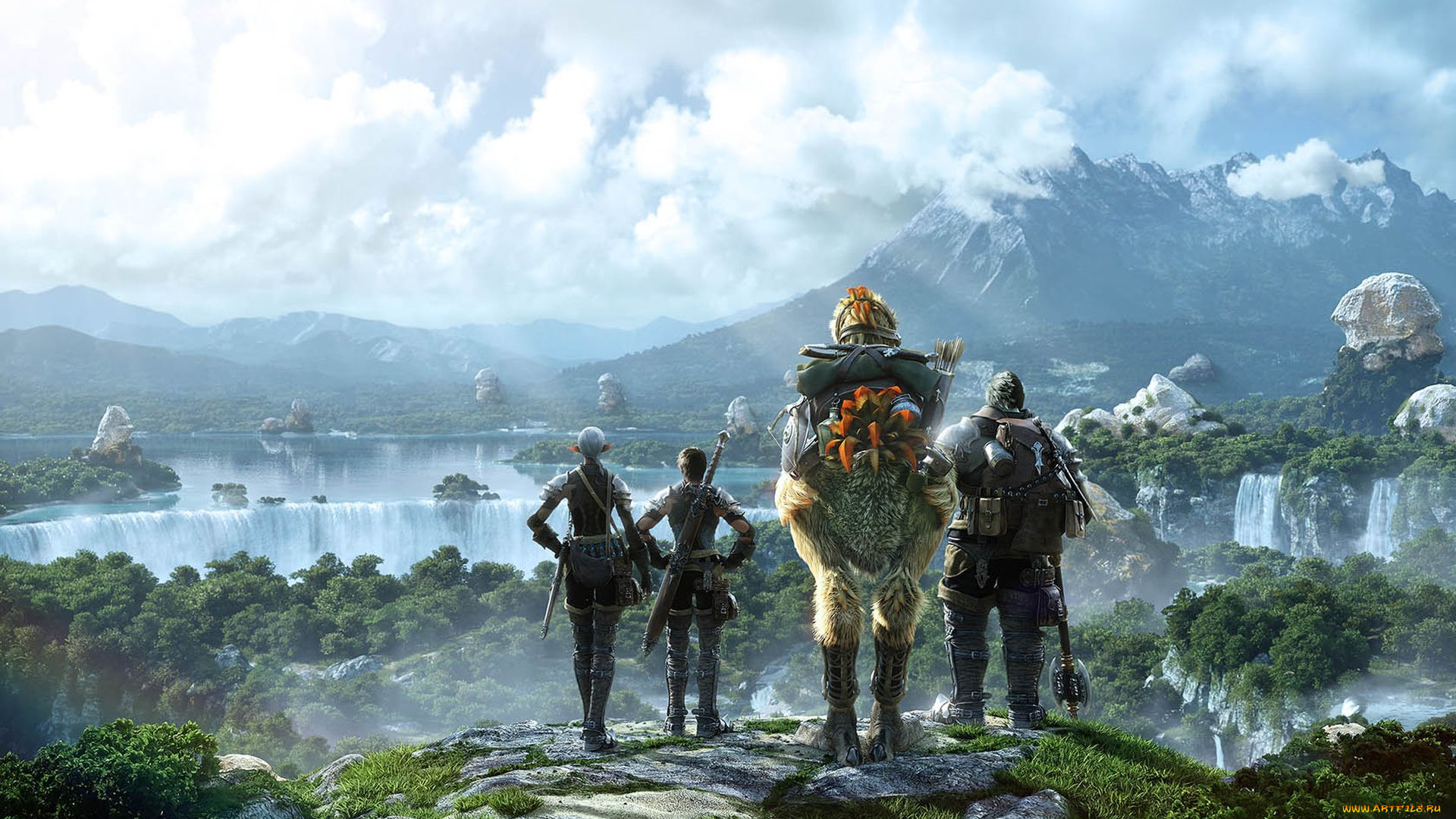 final, fantasy, xiv, видео, игры