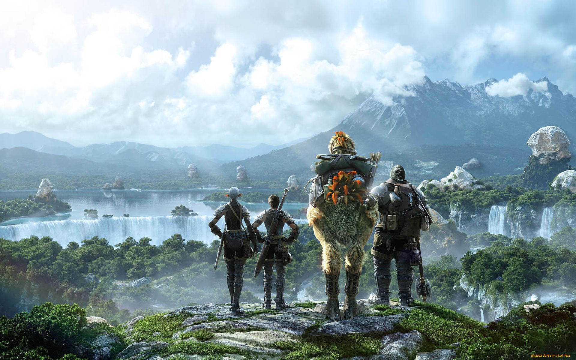 final, fantasy, xiv, видео, игры