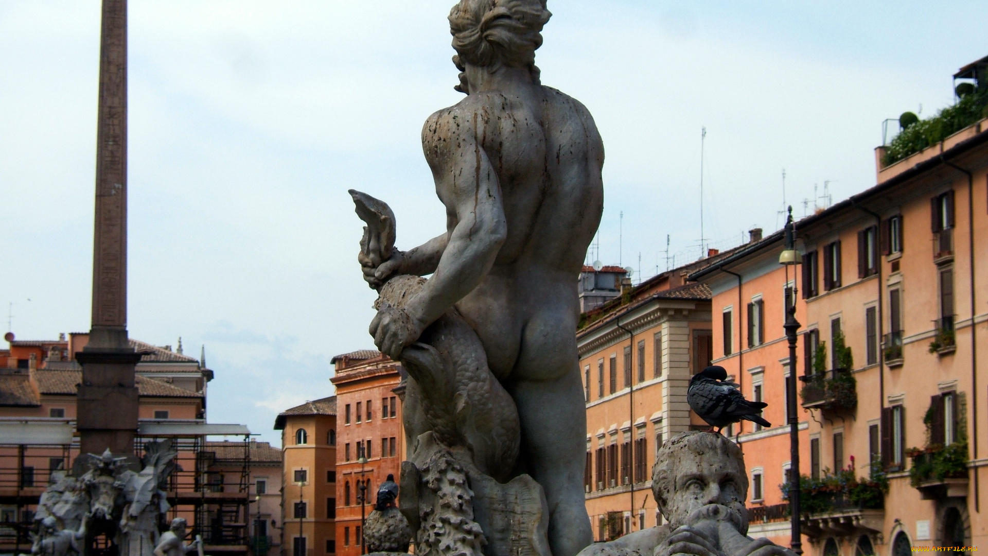 рим, neptune, города, ватикан, италия, нептун