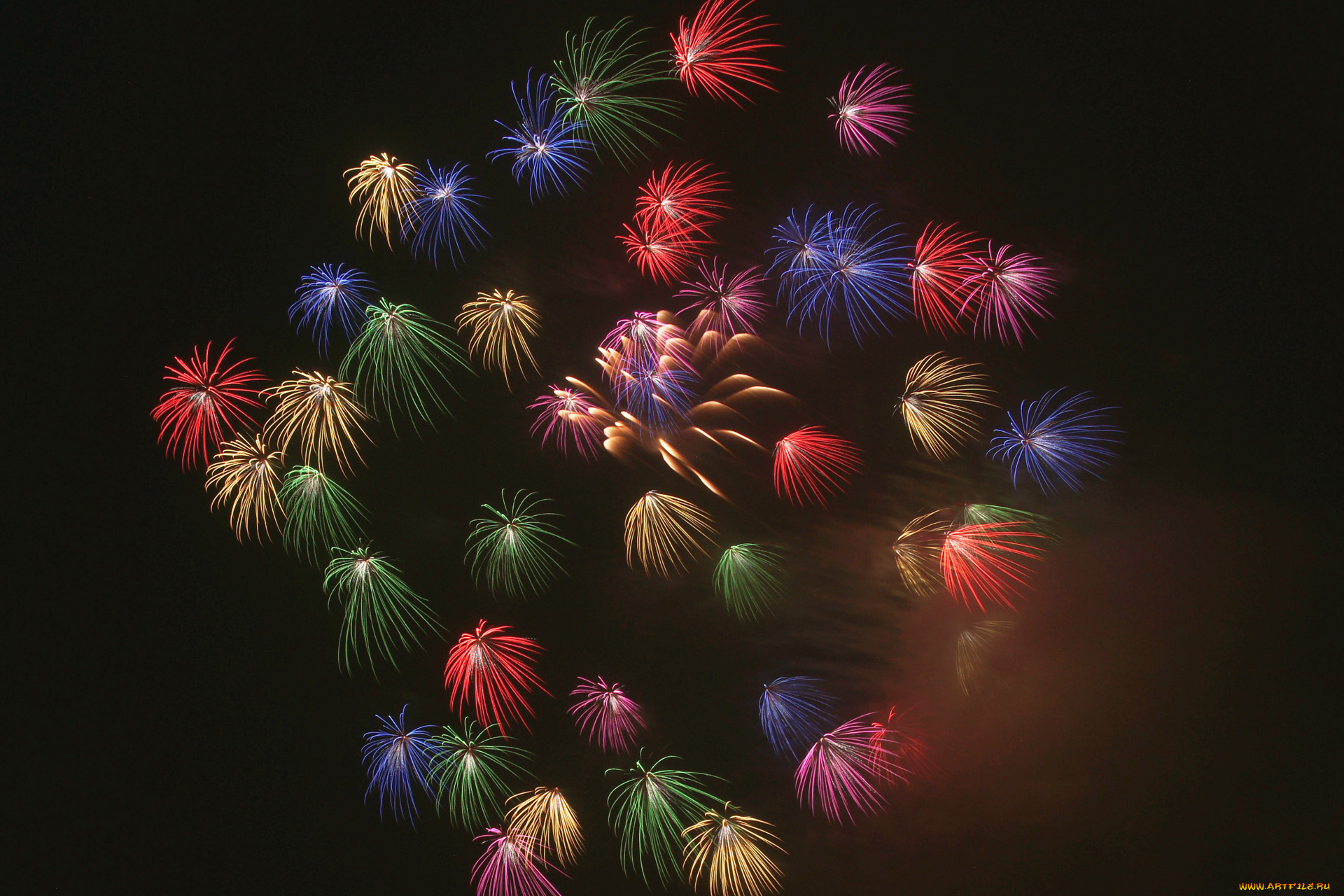 разное, салюты, фейерверки, салют