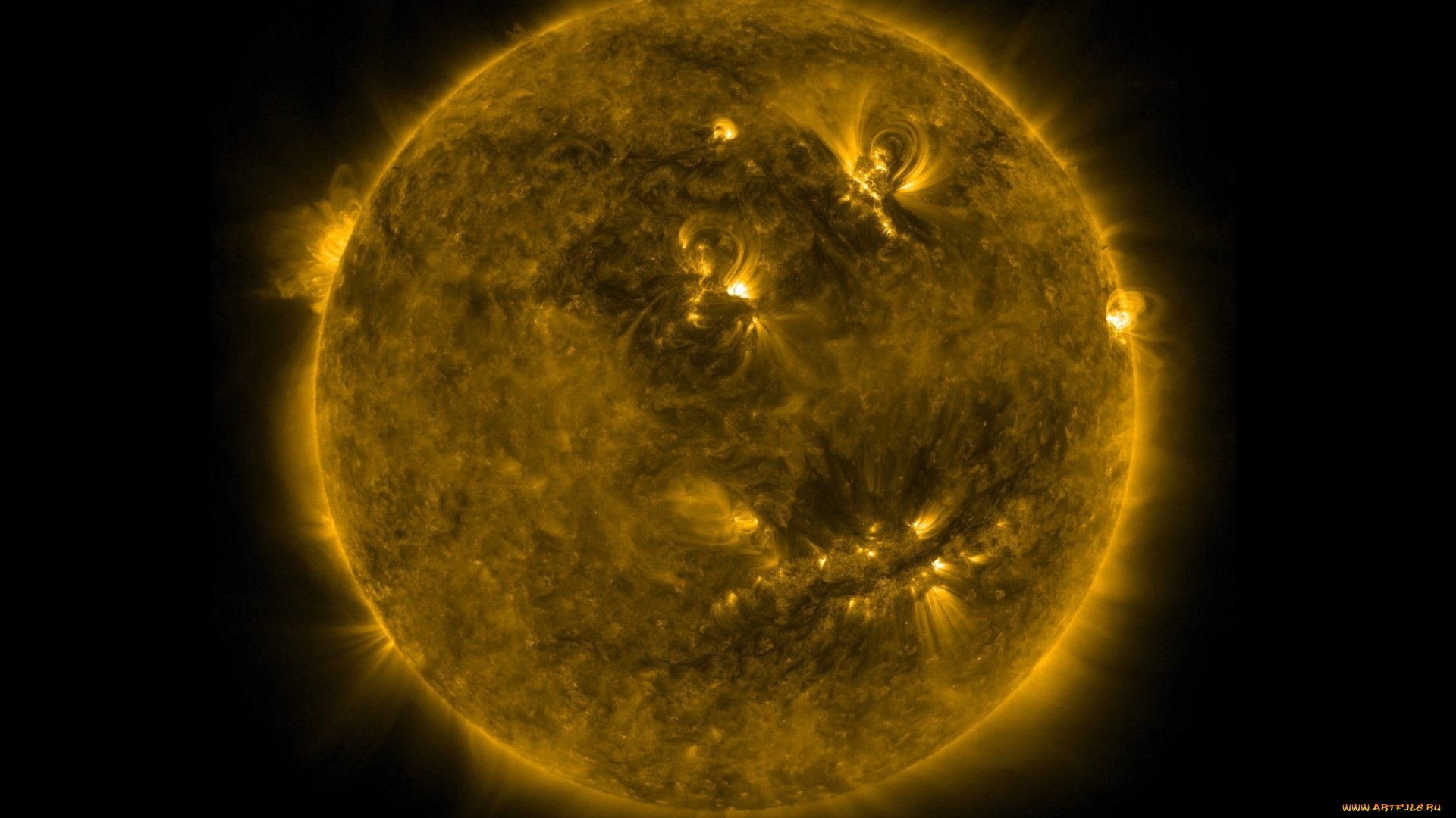 the, sun, космос, солнце