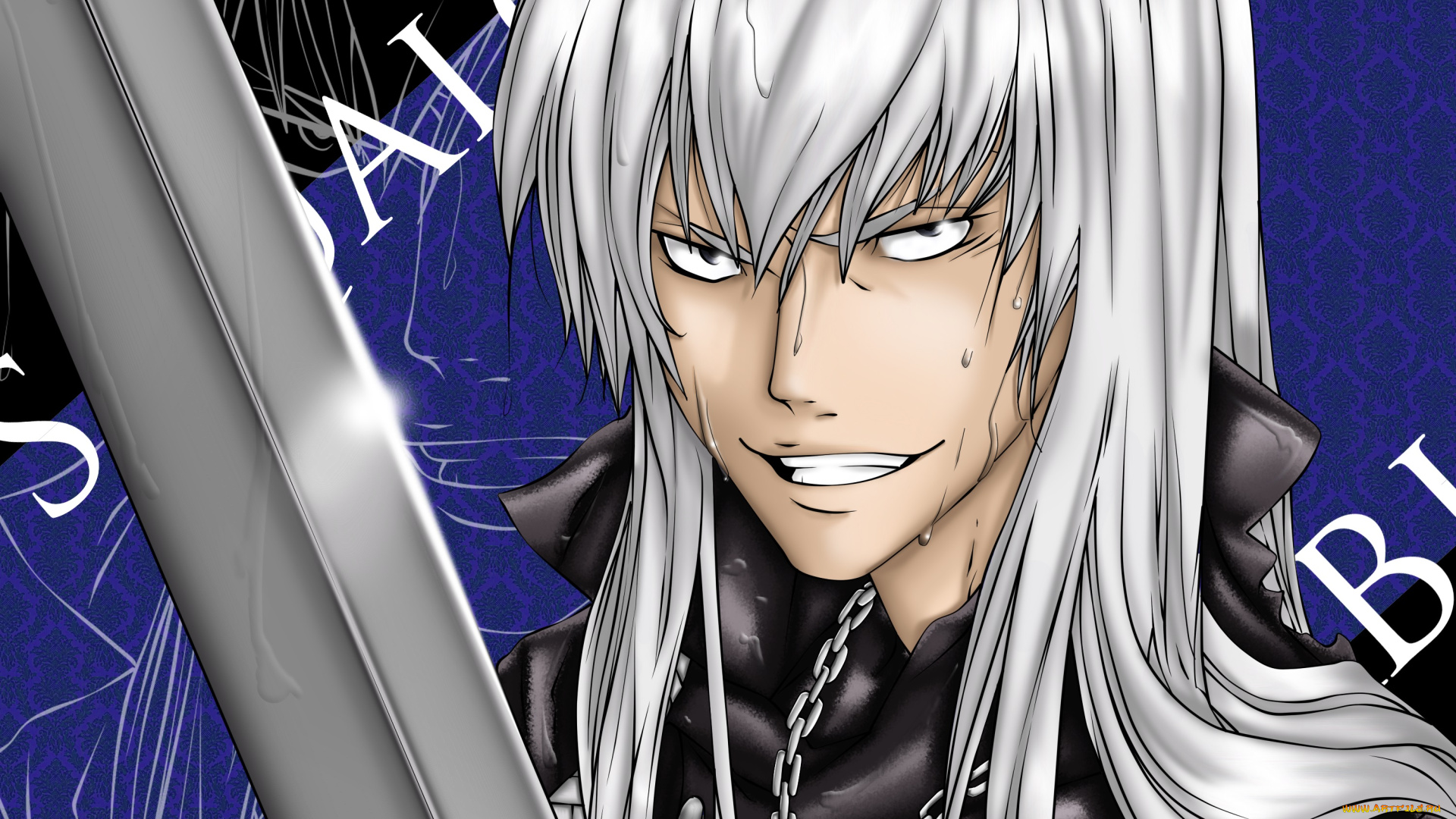 аниме, katekyo, hitman, reborn, парень, меч