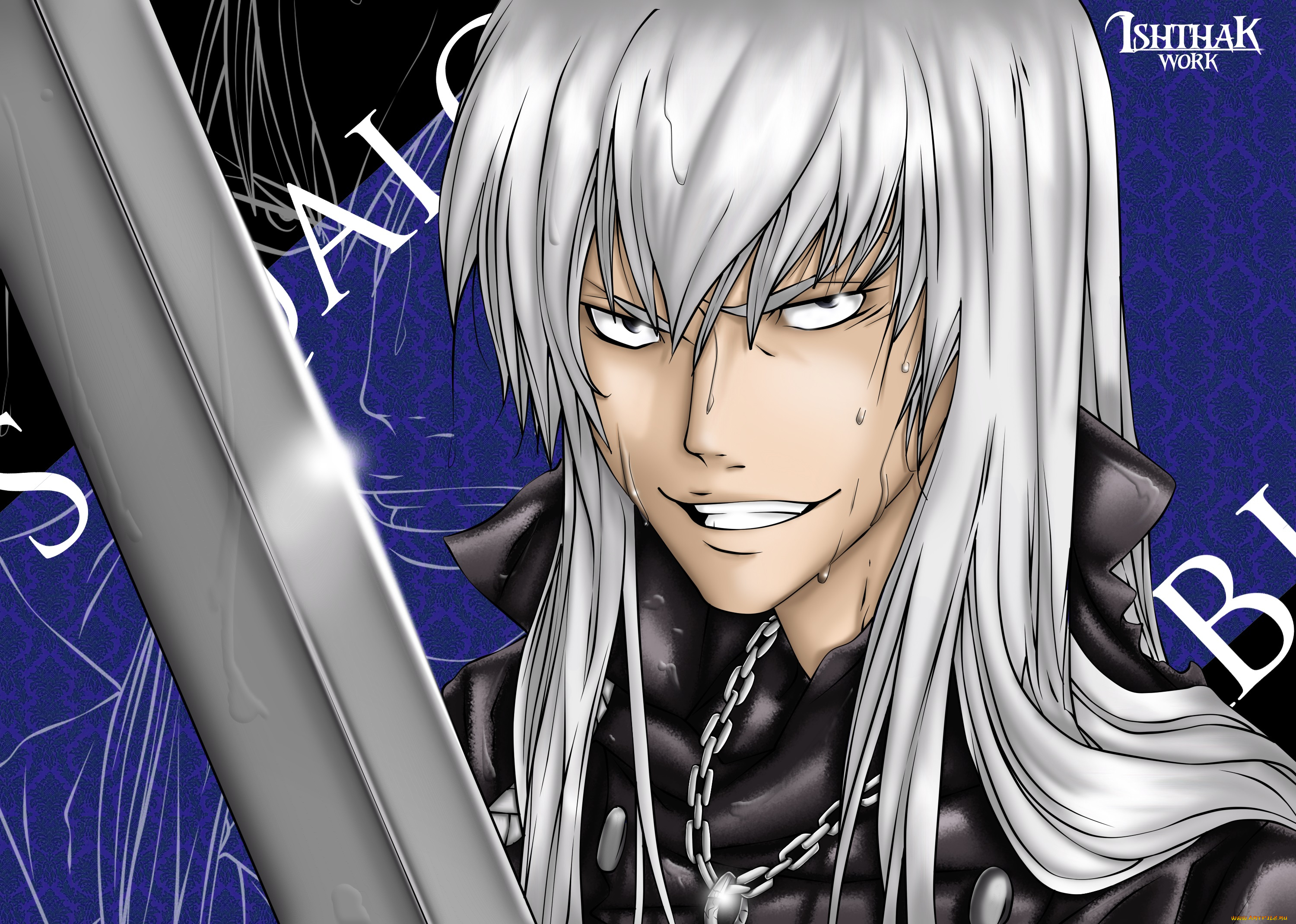 аниме, katekyo, hitman, reborn, парень, меч