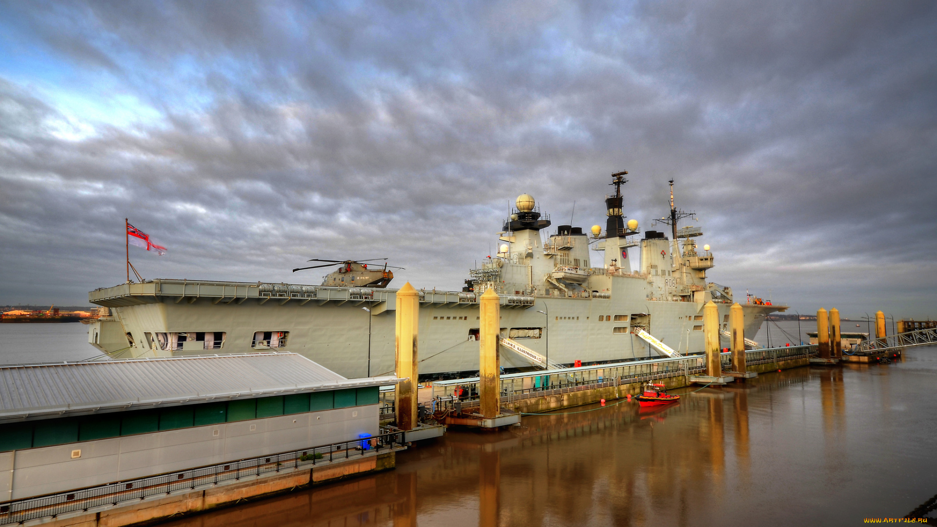 hms, illustrious, корабли, авианосцы, , вертолётоносцы, корабль, военный