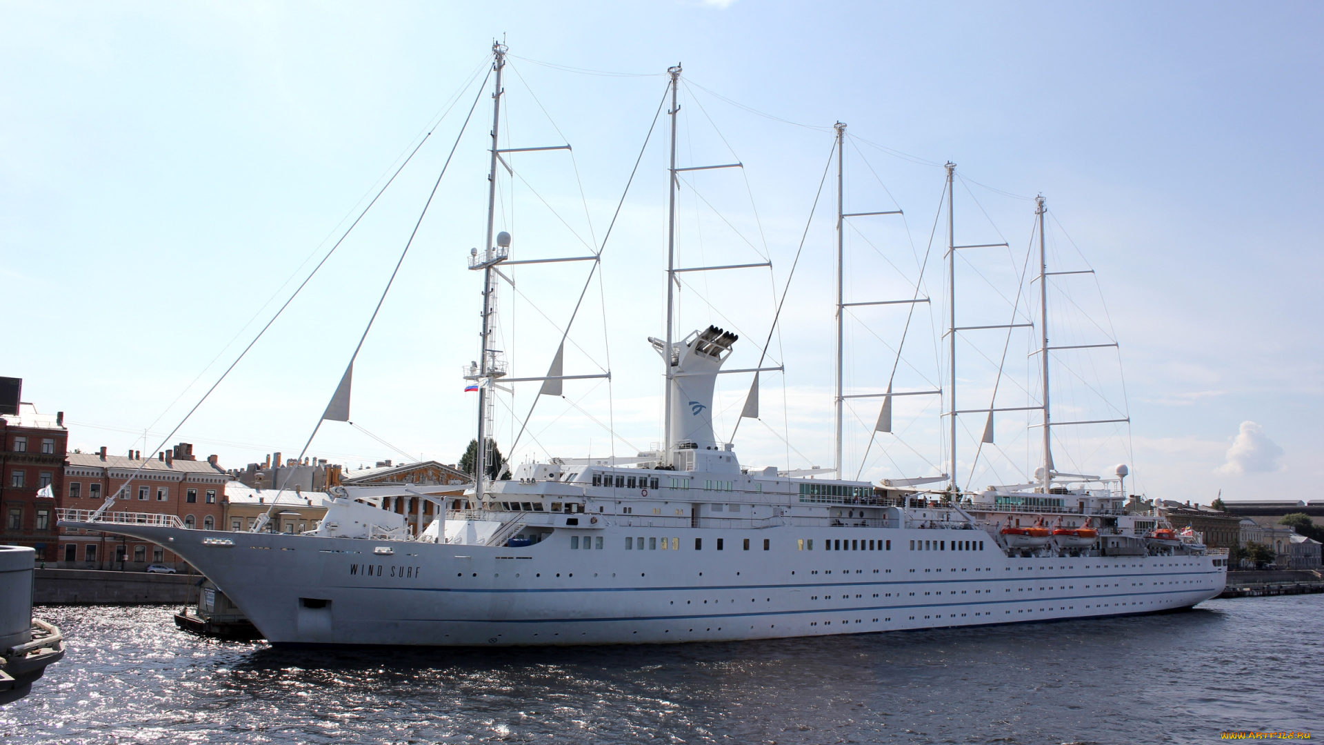 корабли, парусники, мачты