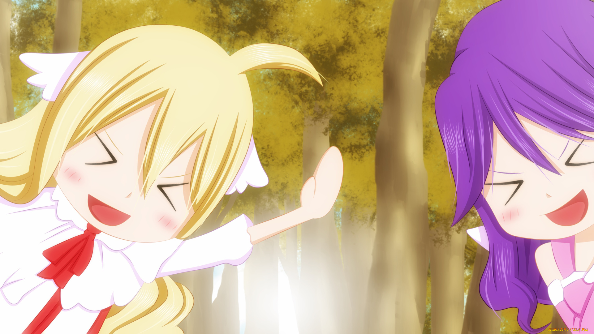 векторная, графика, девушки, взгляд