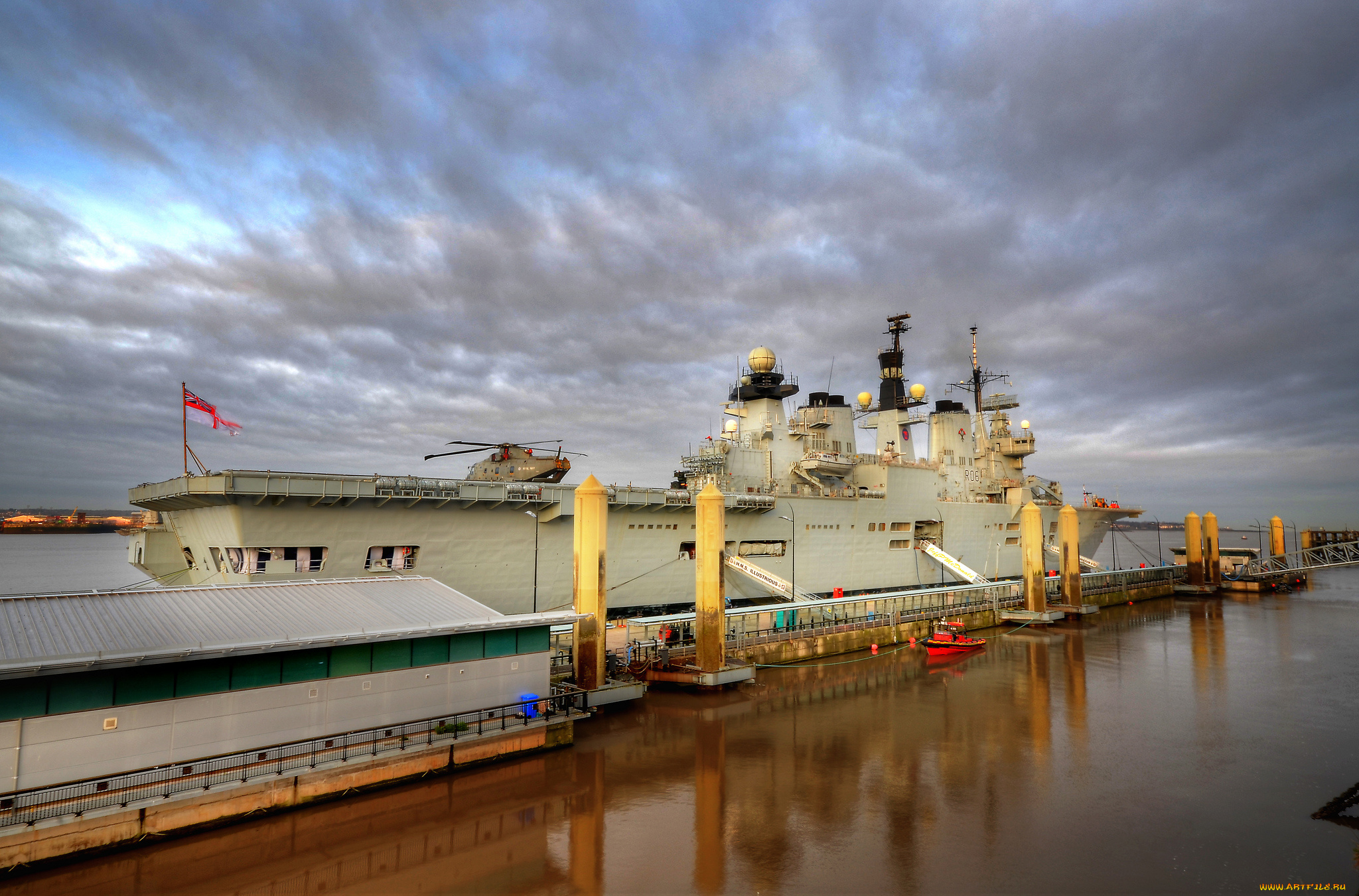 hms, illustrious, корабли, авианосцы, , вертолётоносцы, корабль, военный
