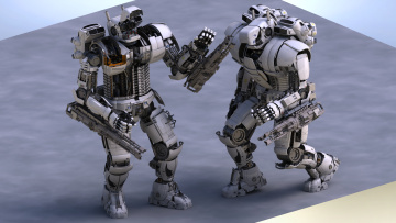 обоя 3д графика, моделирование , modeling, роботы