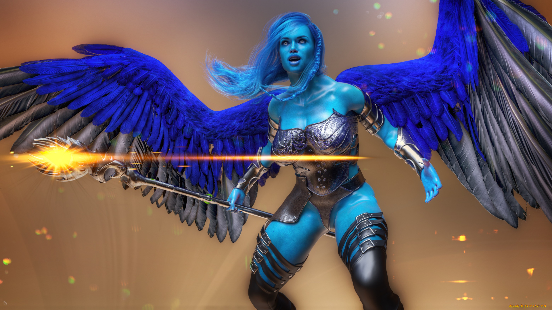 3д, графика, ангел, , angel, взгляд, ангел, фон, девушка