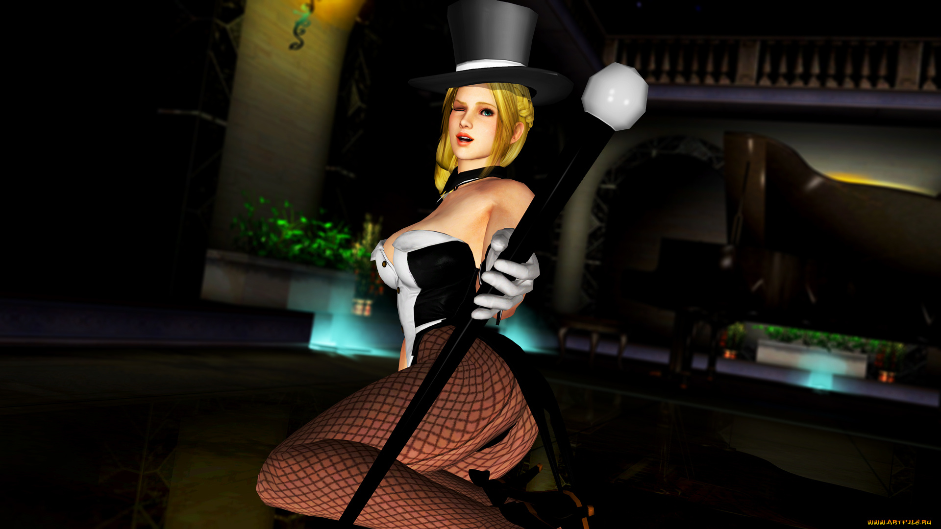 3д, графика, аниме, , anime, девушка, взгляд, фон