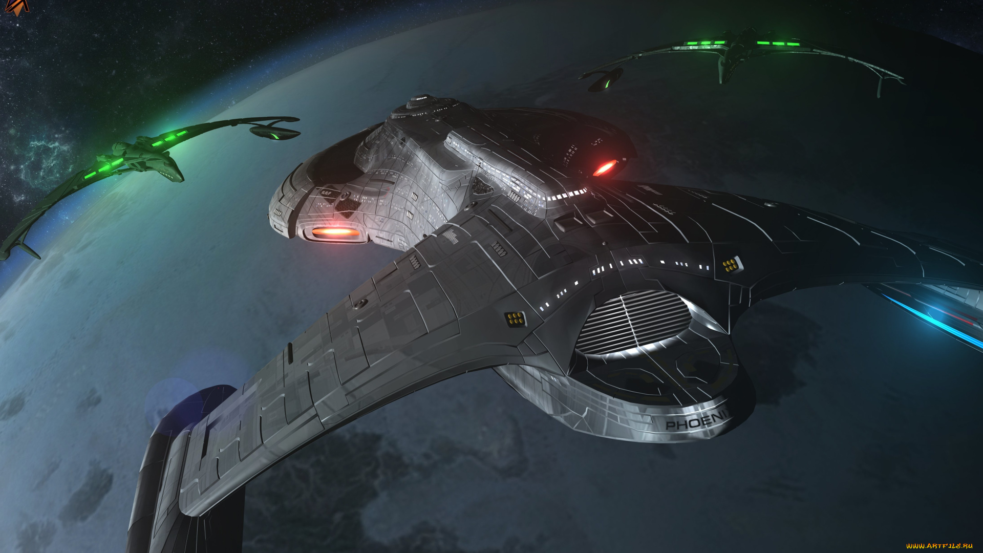 космос, арт, космический, корабль, полет, вселенная, планета