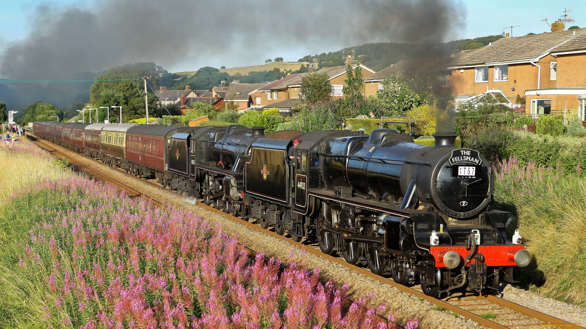 техника, паровозы, рельсы, паровоз