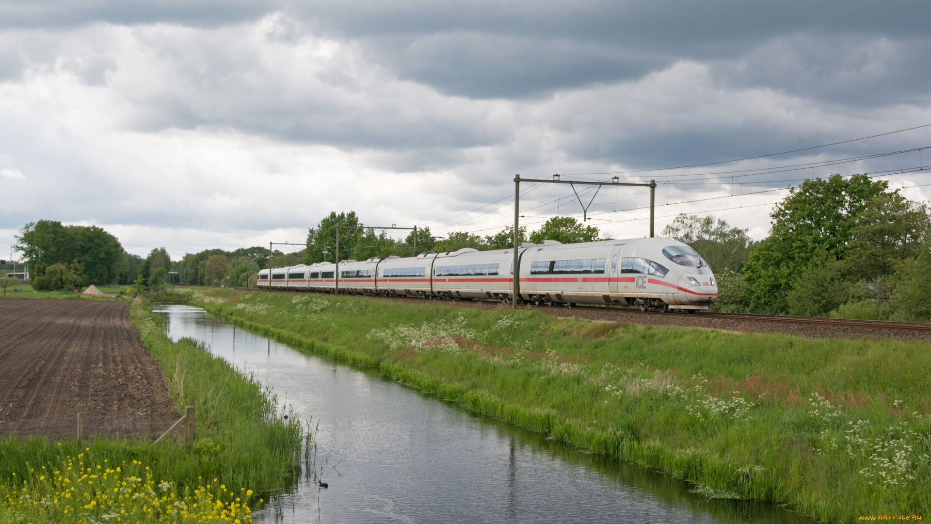 техника, поезда, рельсы, состав, локомотив