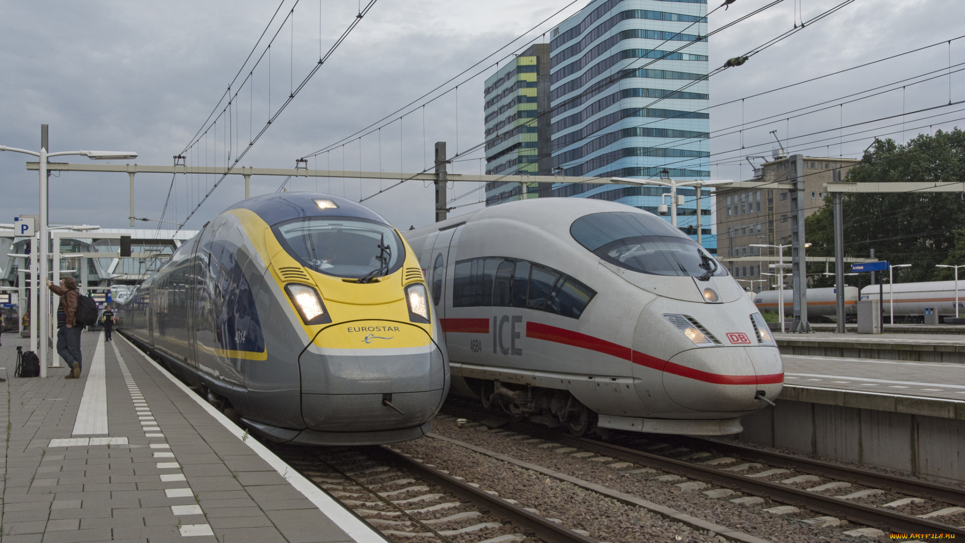 техника, поезда, состав, локомотив, рельсы