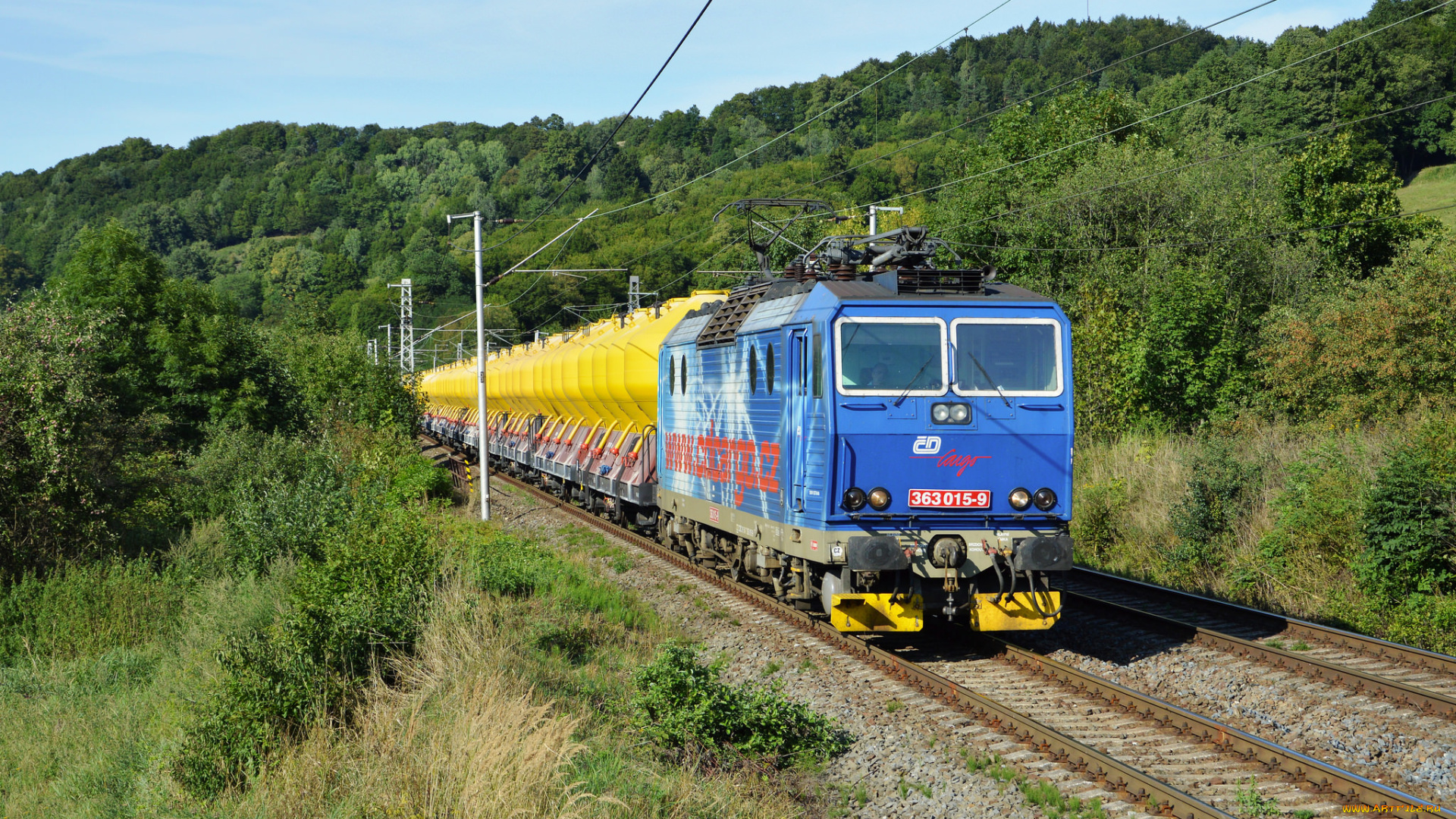 техника, поезда, состав, локомотив, рельсы