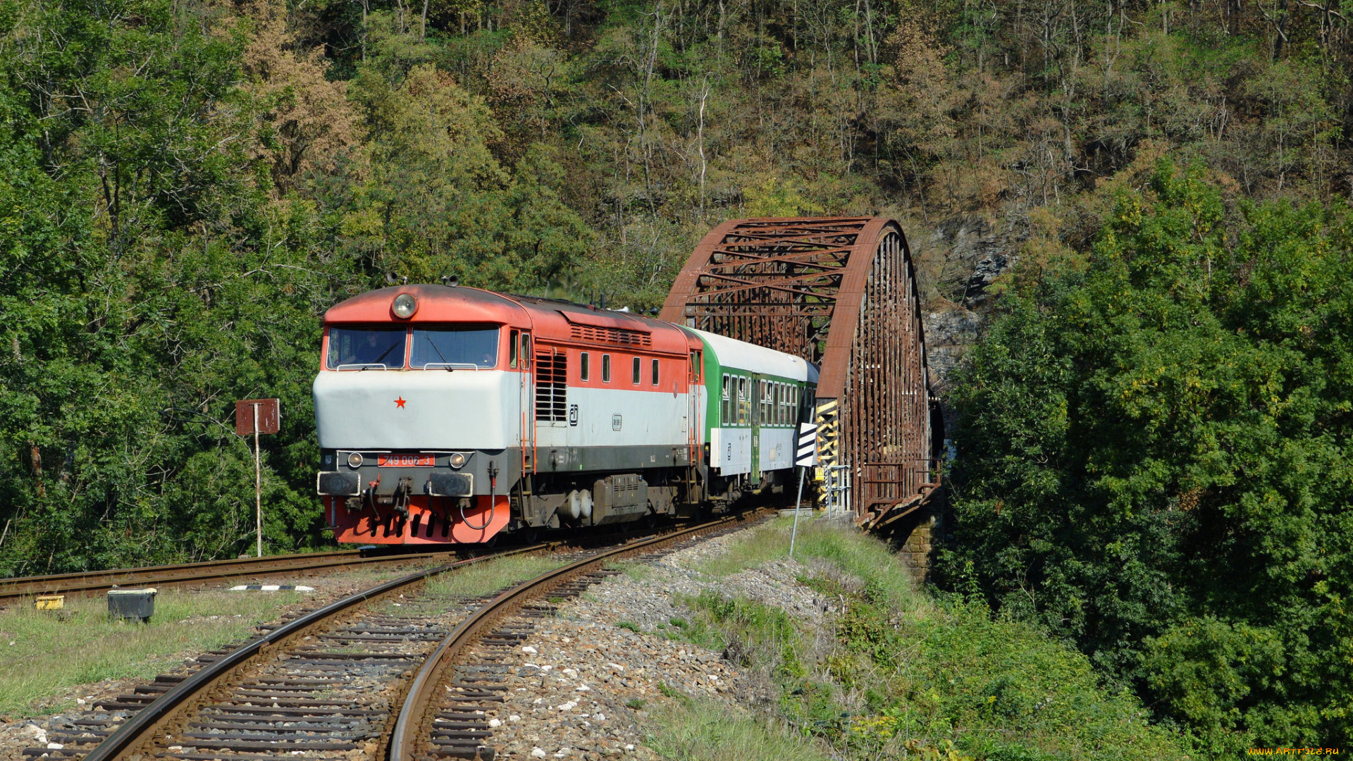 техника, поезда, состав, локомотив, рельсы