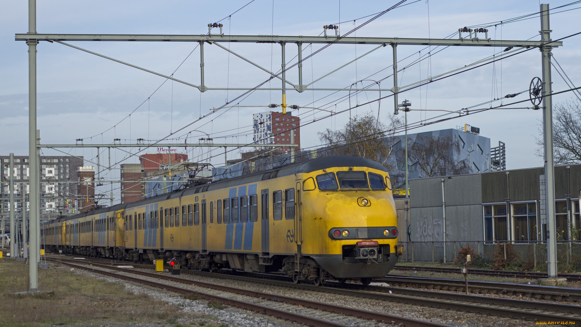 техника, поезда, состав, локомотив, рельсы