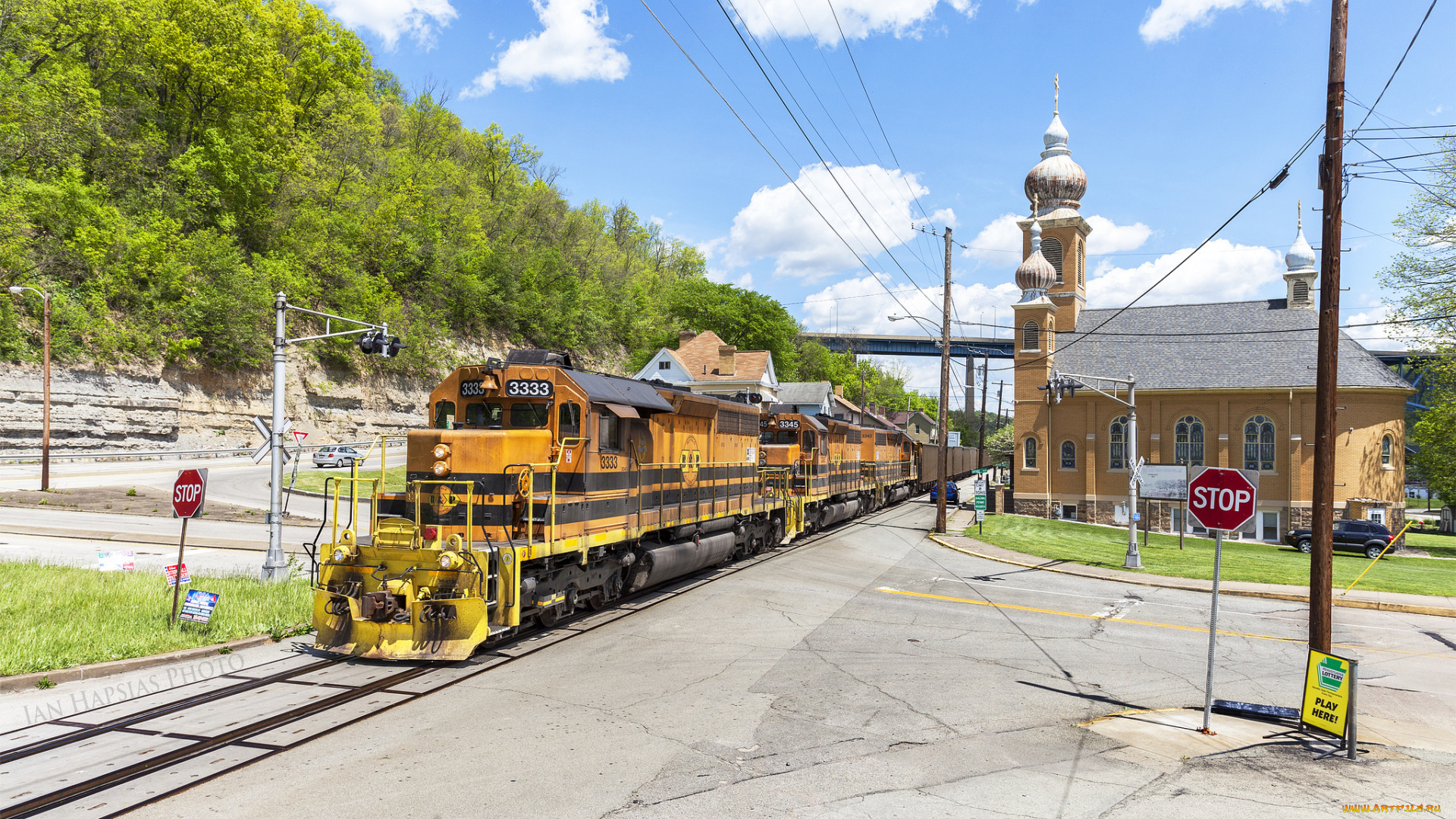 техника, поезда, состав, локомотив, рельсы