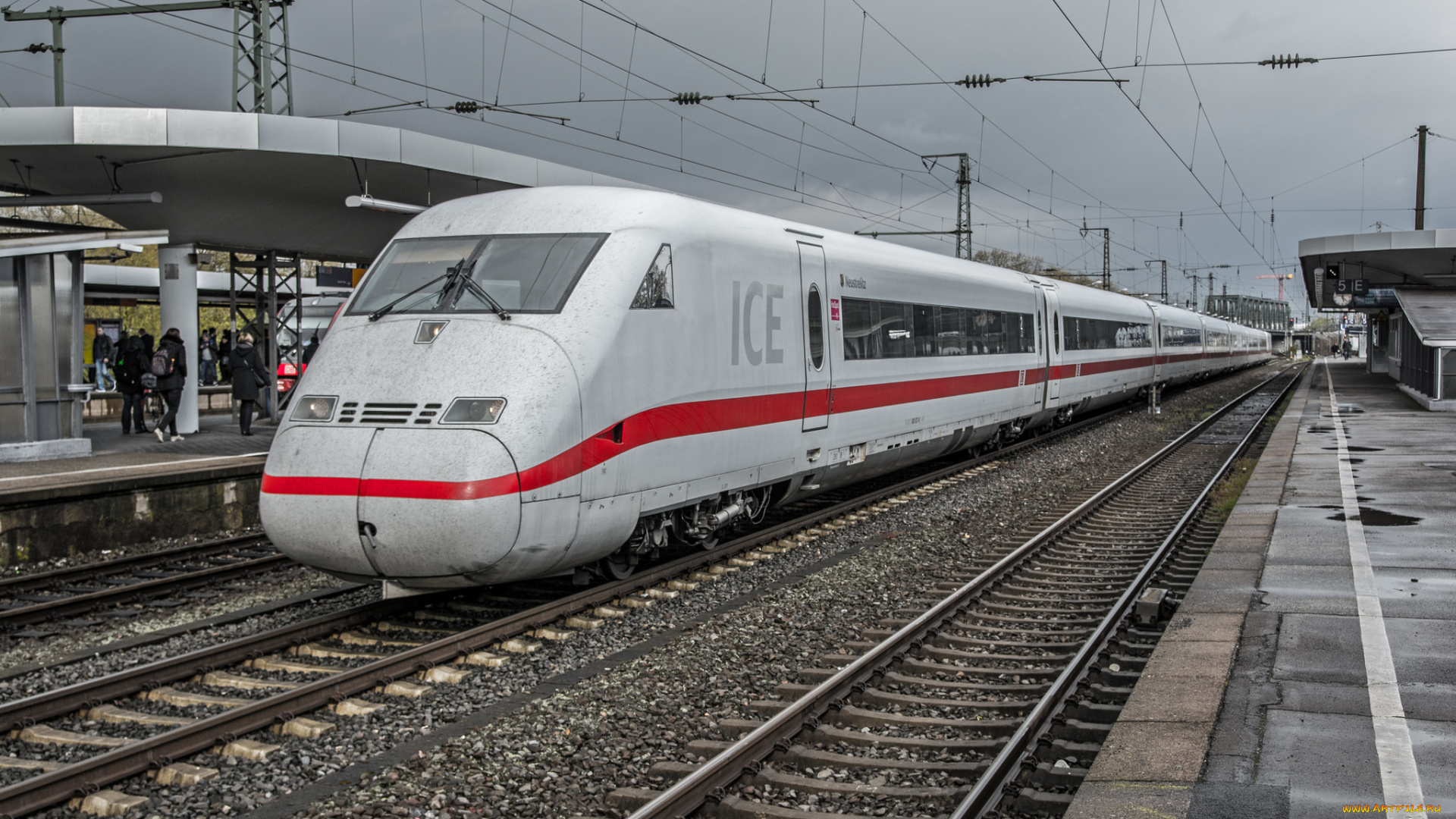 техника, поезда, состав, локомотив, рельсы