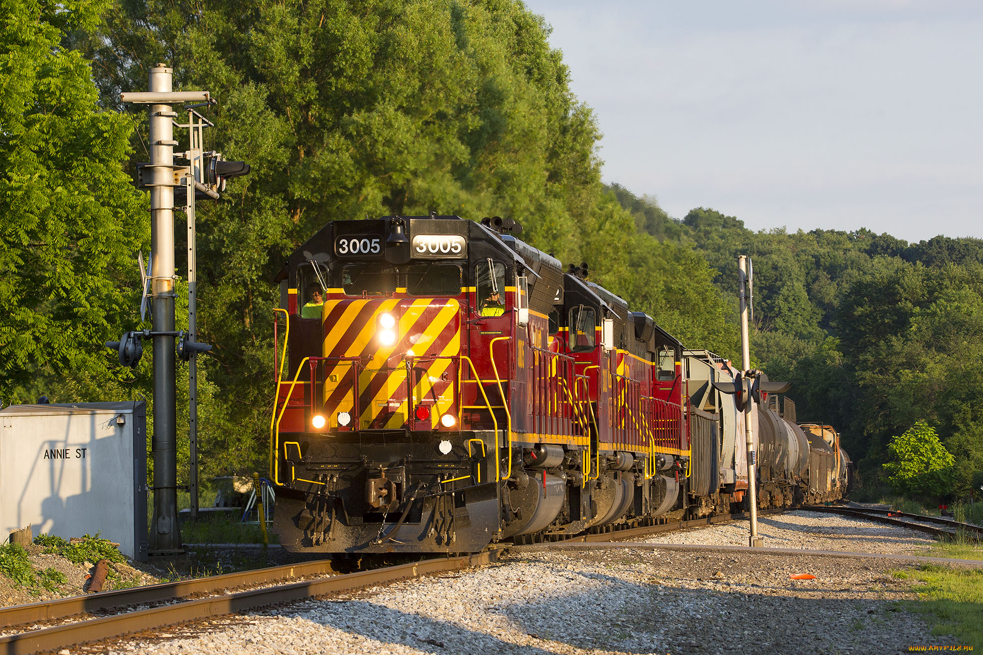 техника, поезда, локомотив, состав, рельсы