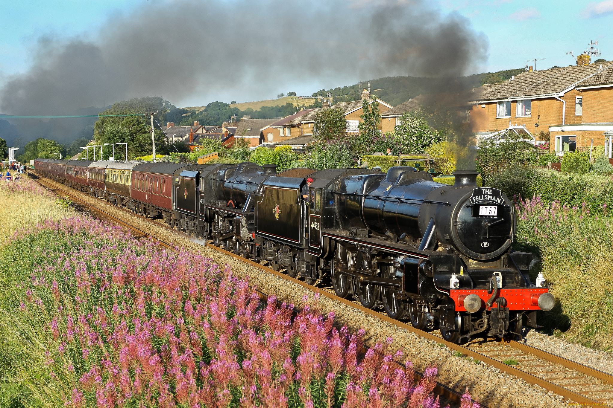 техника, паровозы, рельсы, паровоз