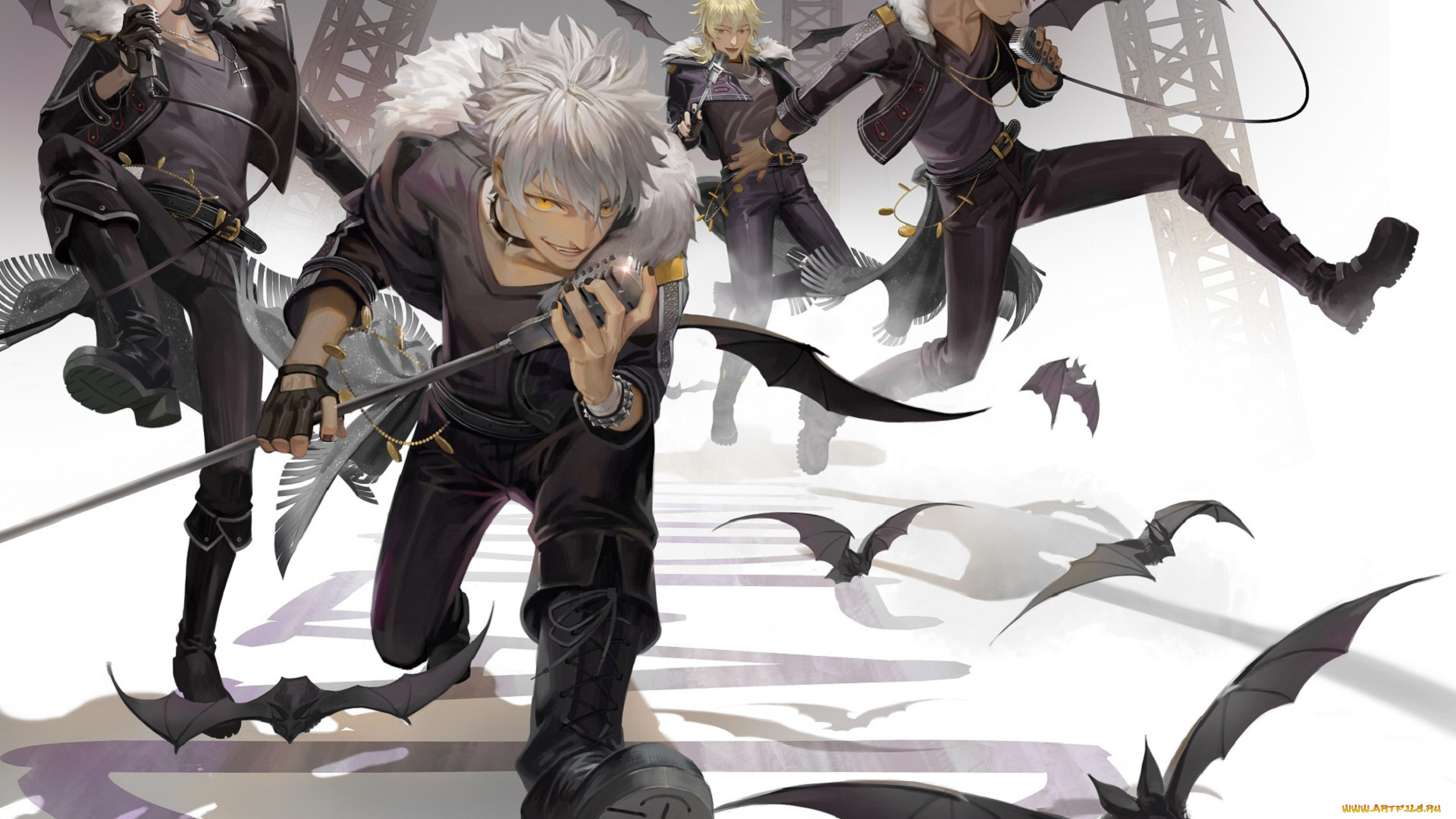 аниме, ensemble, stars, парни