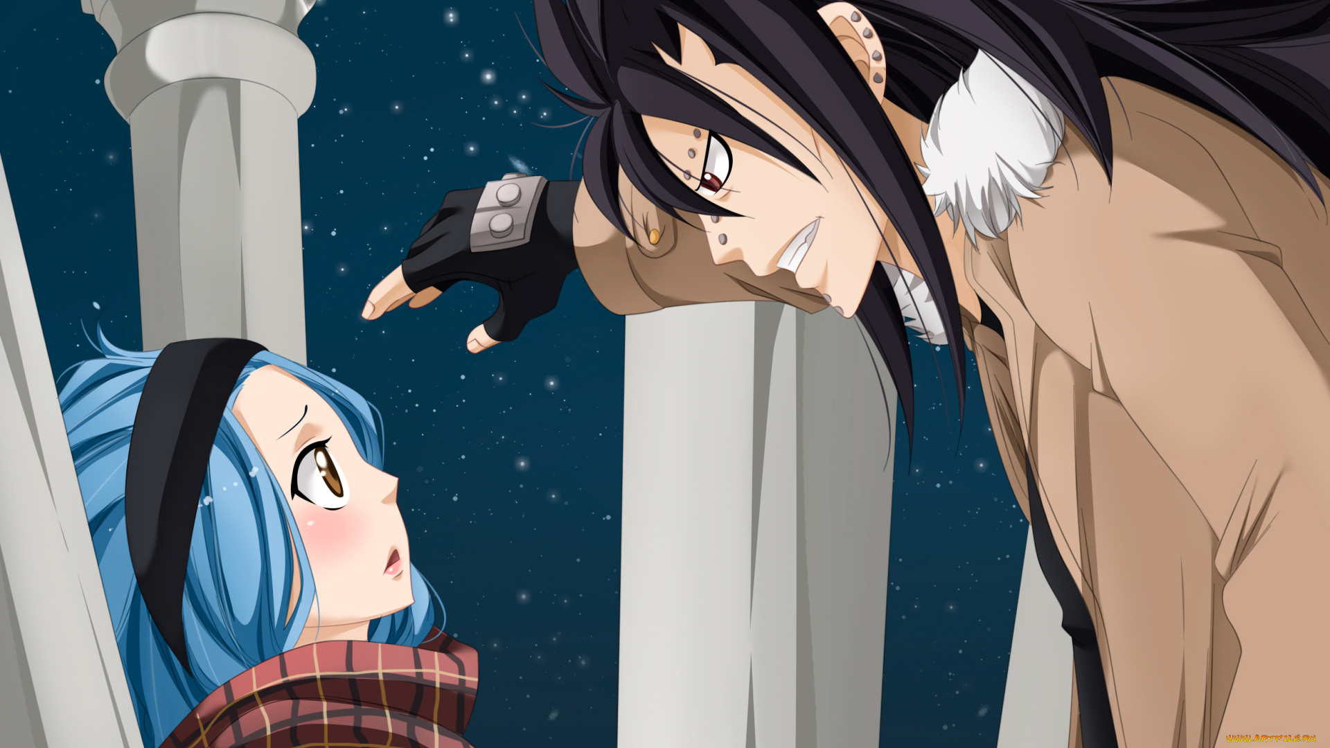 аниме, fairy, tail, хвост, феи