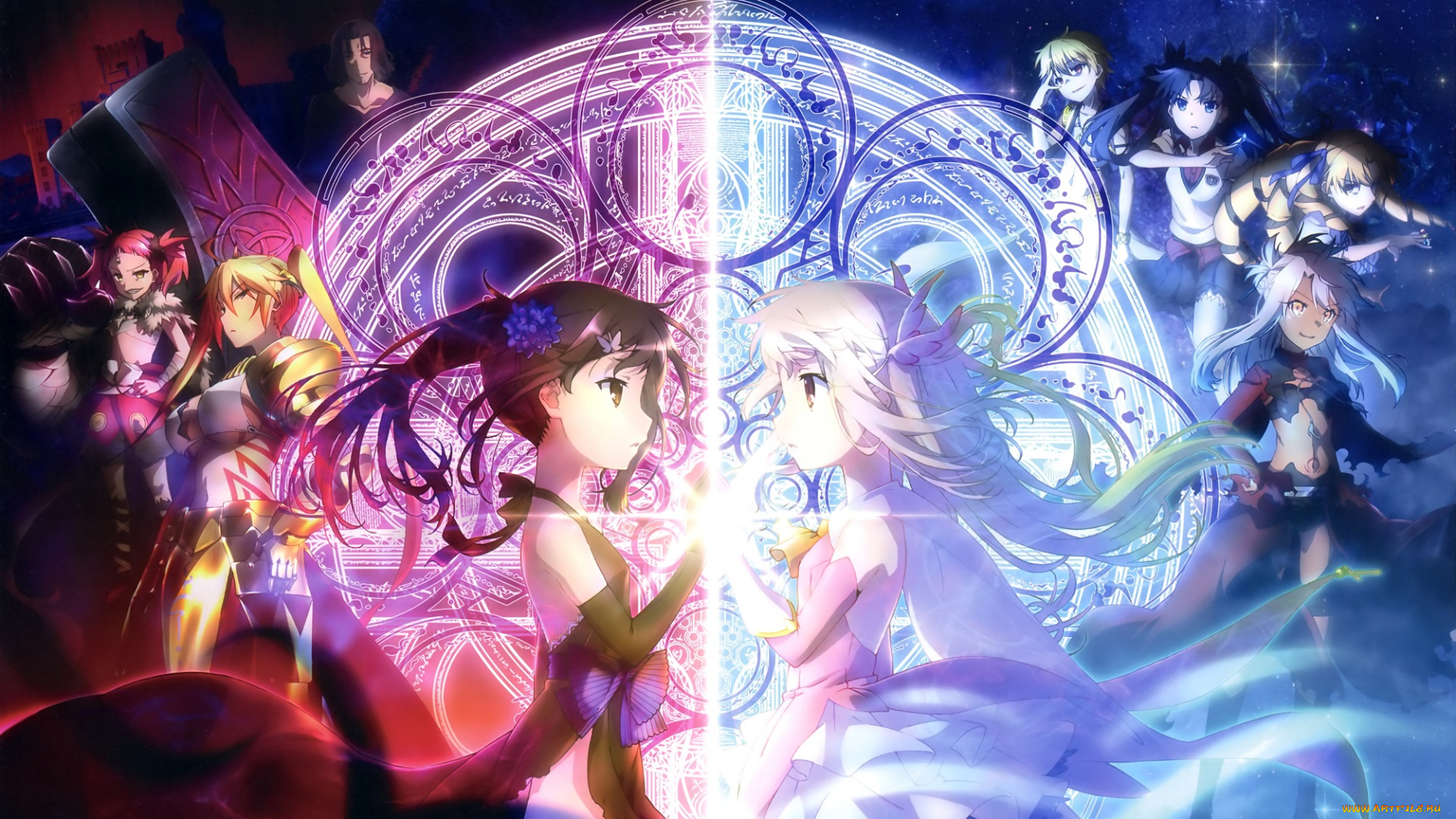 аниме, fate, stay, night, kaleid, liner, prisma, illya