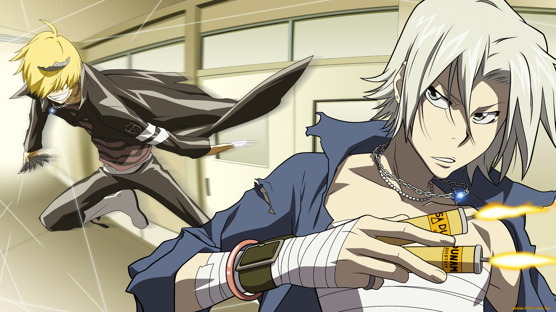 аниме, katekyo, hitman, reborn, гокудера