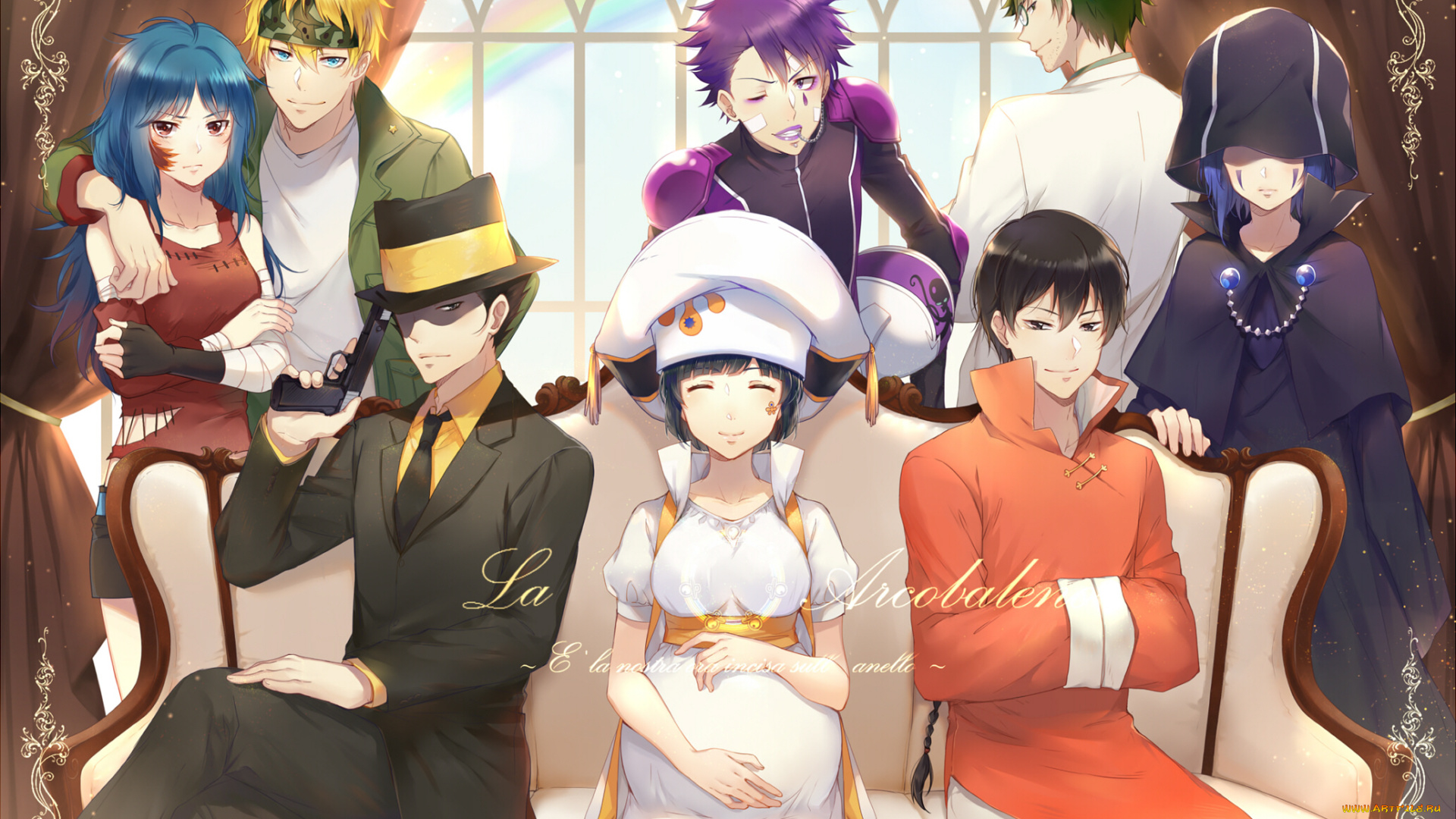 аниме, katekyo, hitman, reborn, учитель, мафиози, реборн