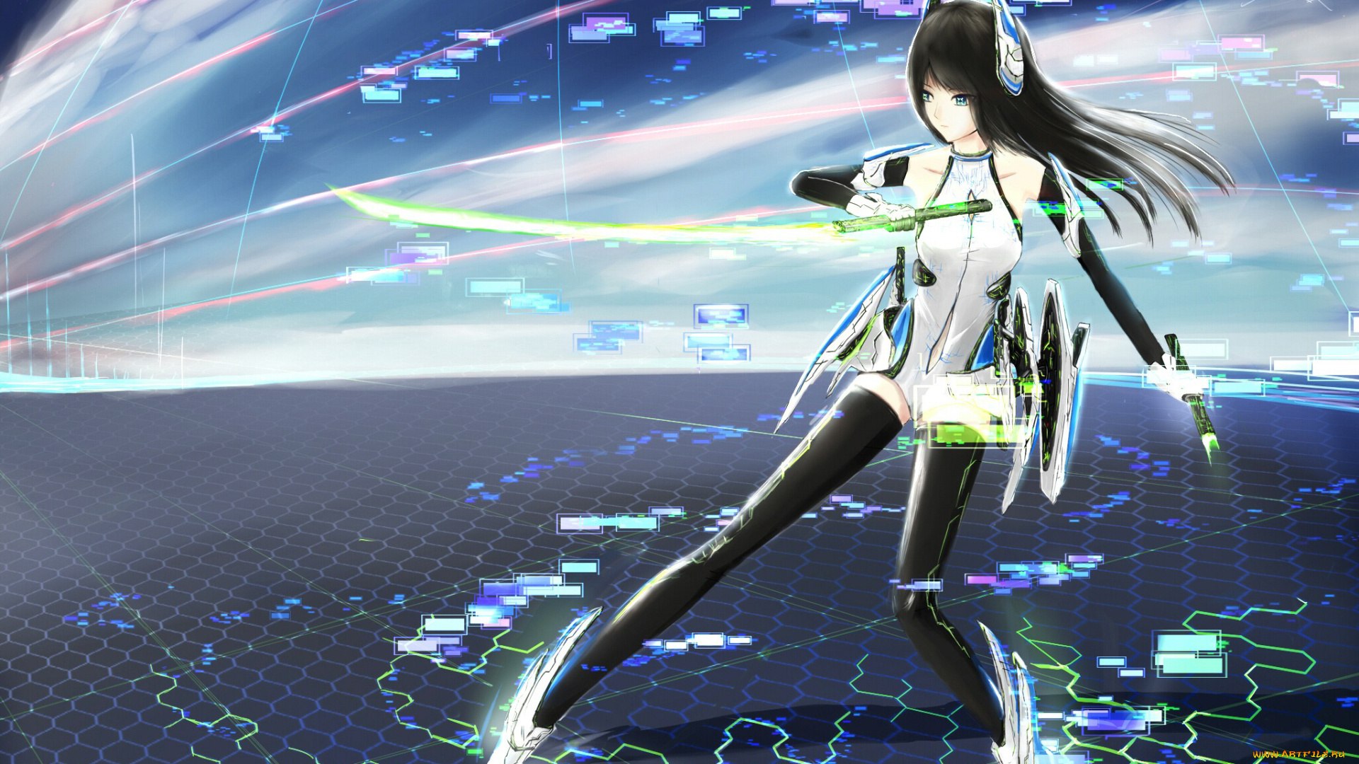 аниме, kikivi, , artbook, девушка