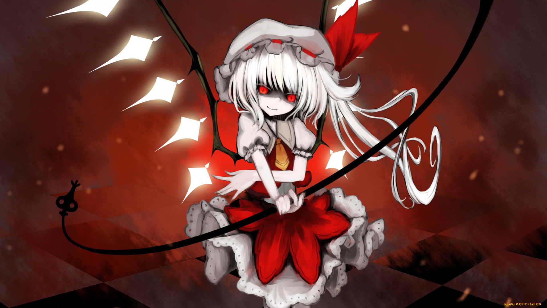 аниме, touhou, девушка